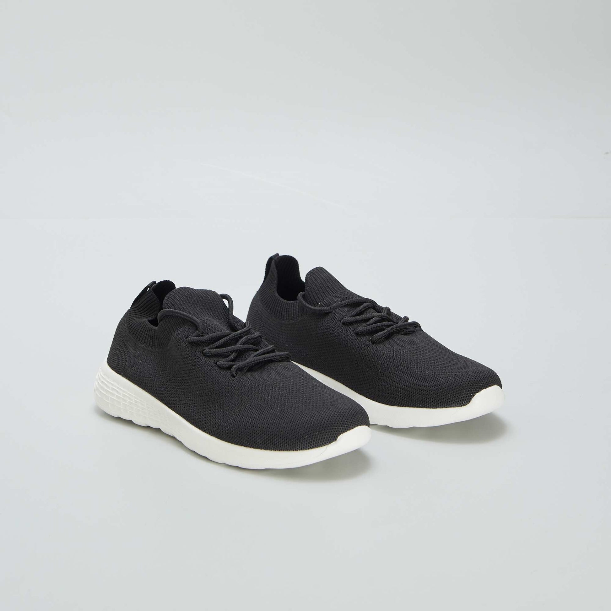 Baskets en mesh esprit running NOIR