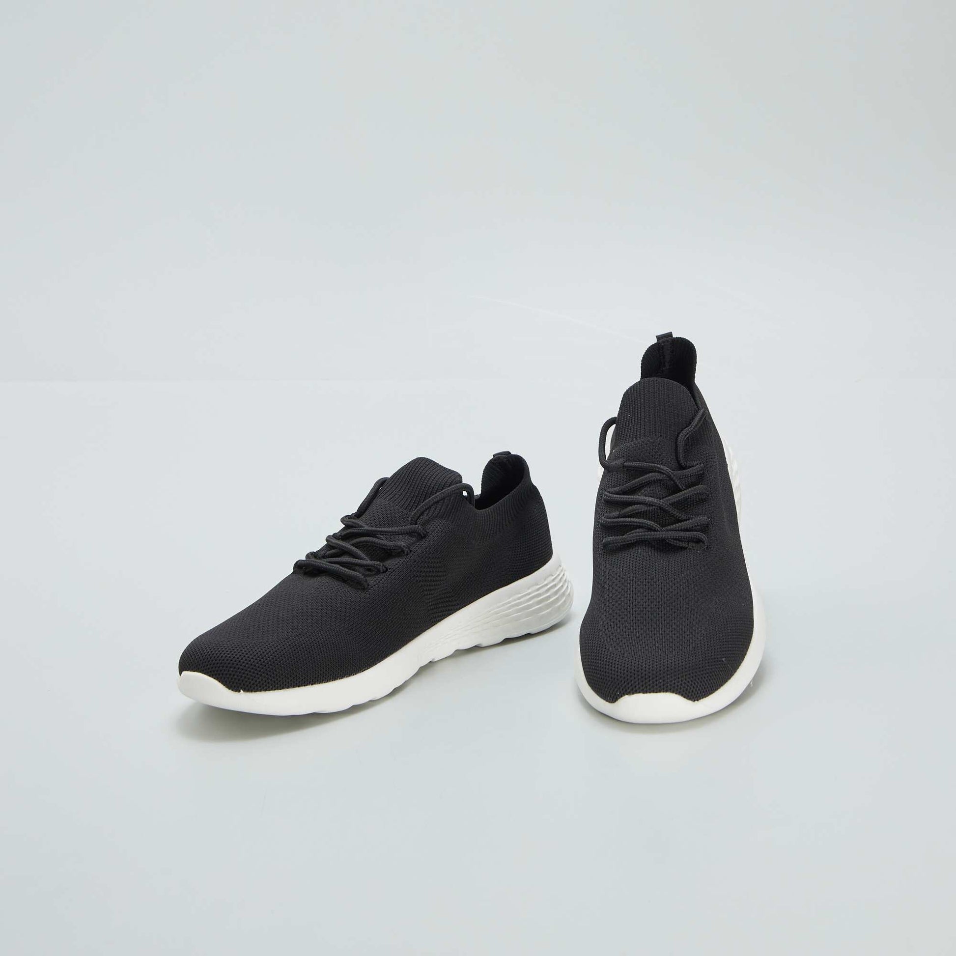 Baskets en mesh esprit running NOIR