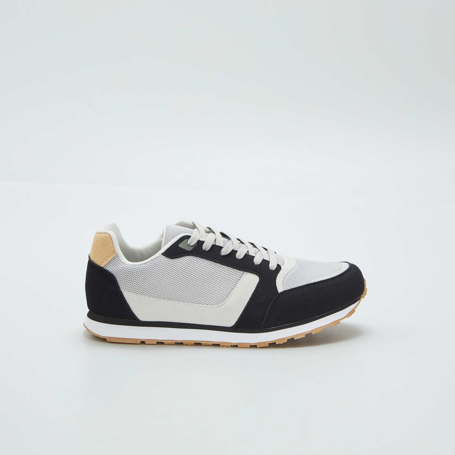 Baskets running retro tricolore NOIR