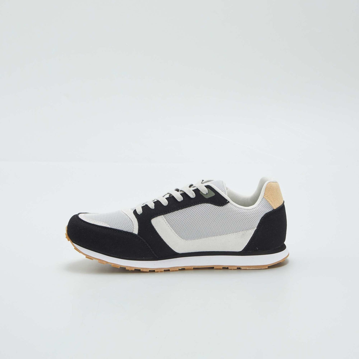 Baskets running retro tricolore NOIR