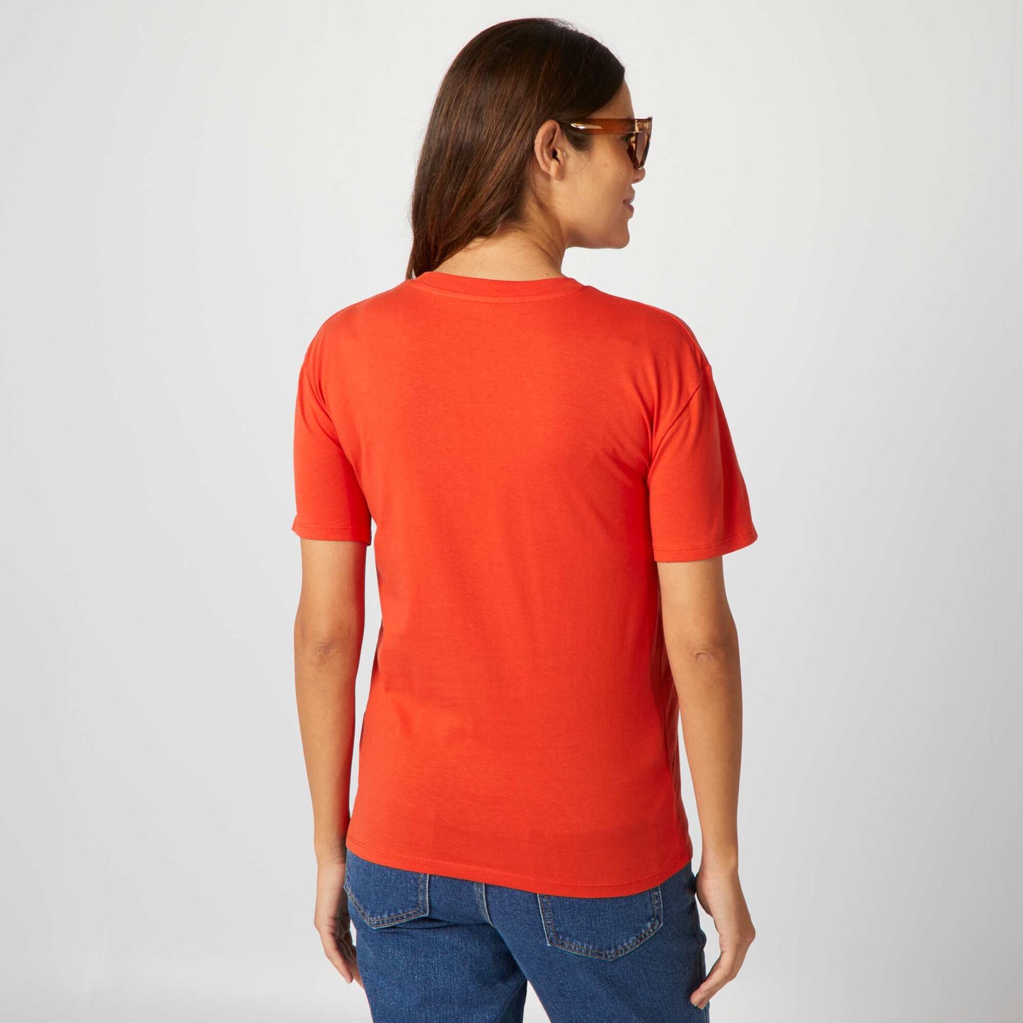 T-shirt d'allaitement avec imprimé ROUGE