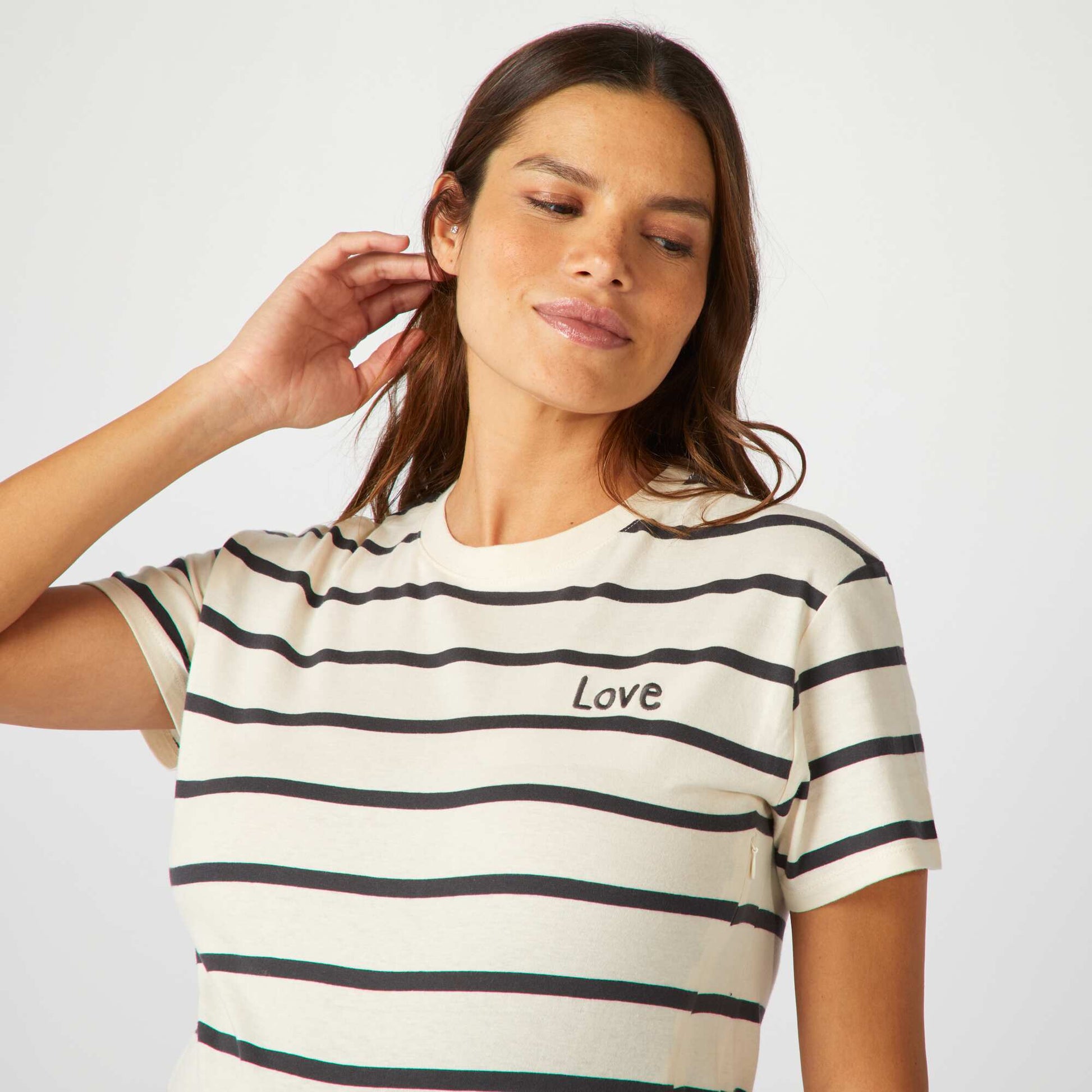 T-shirt d'allaitement avec imprimé MARINIèRE
