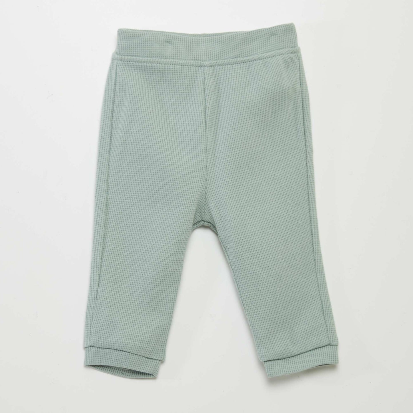 Ensemble sweat + pantalon en nid d'abeilles - 2 pièces VERT