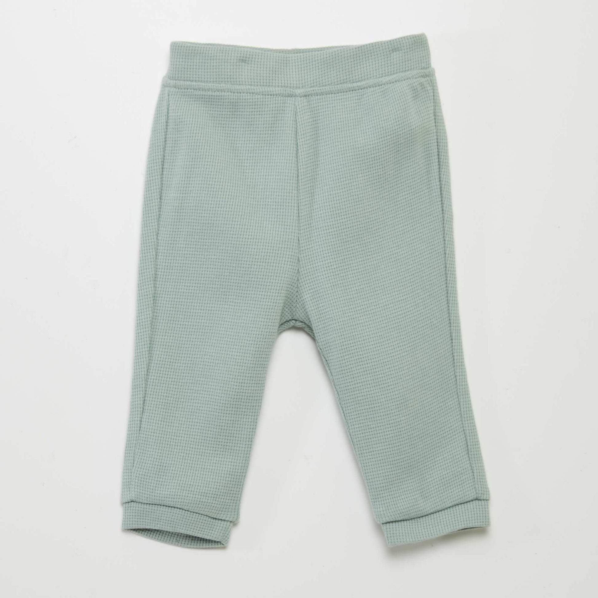 Ensemble sweat + pantalon en nid d'abeilles - 2 pièces VERT