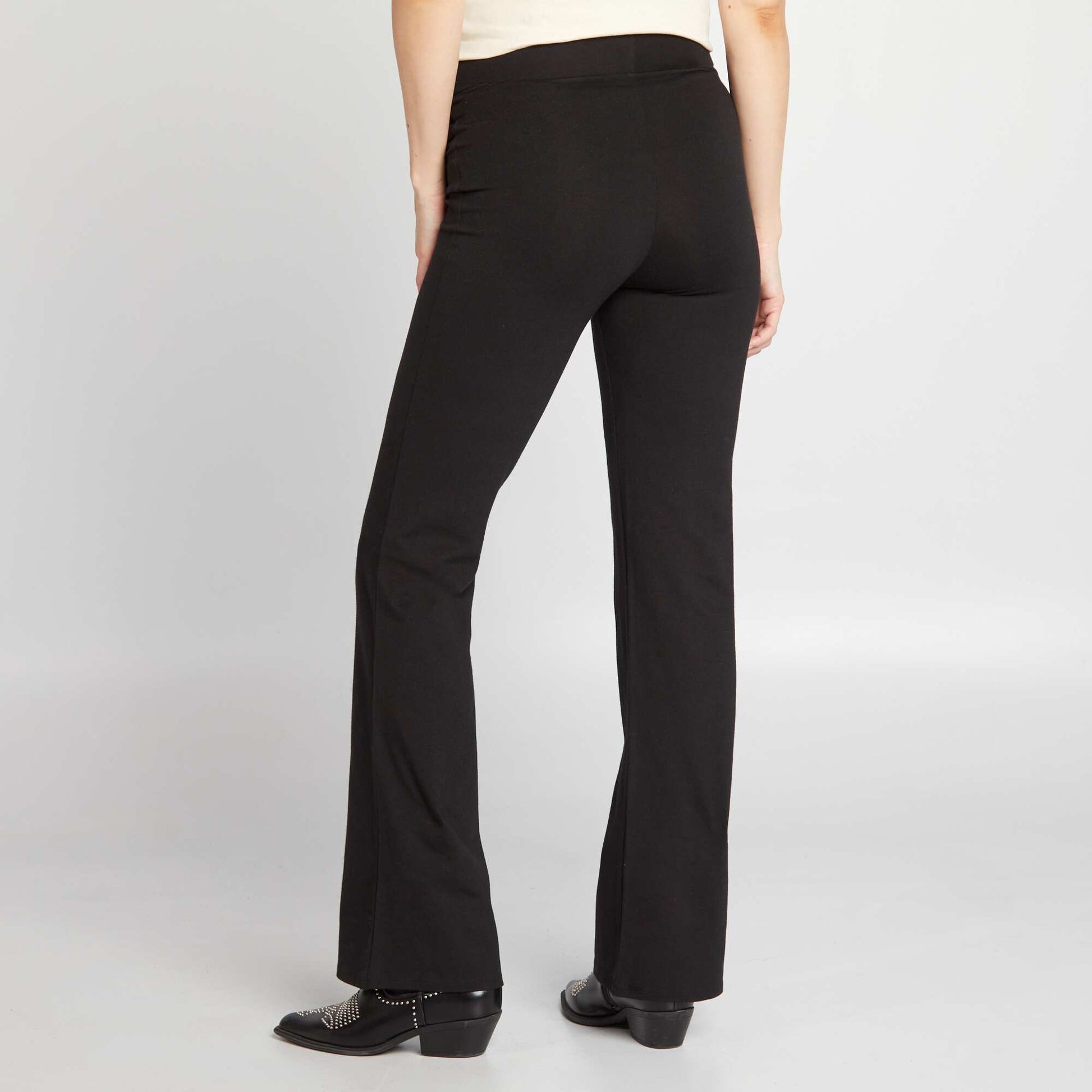 Legging bootcut de maternité NOIR