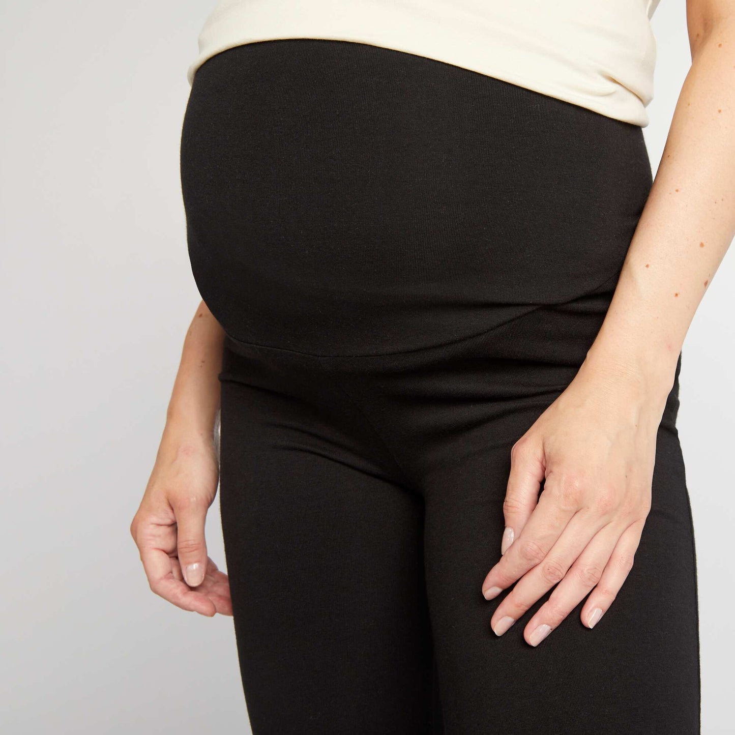 Legging bootcut de maternité NOIR