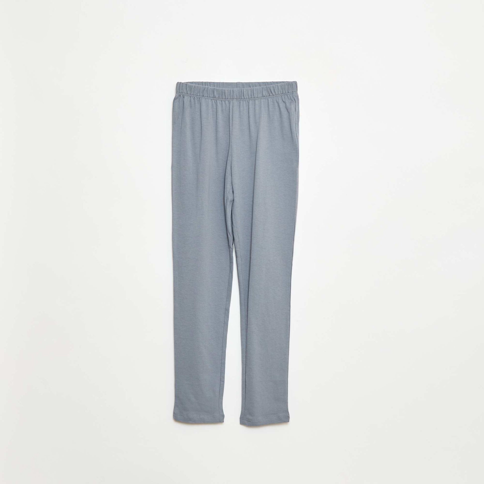 Pyjama long en jersey avec imprimé - 2 pièces BLEU