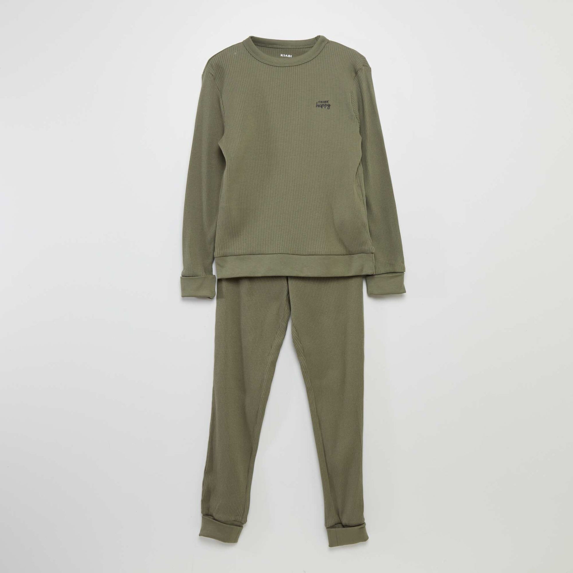 Ensemble pyjama t-shirt + pantalon - 2 pièces KAKI
