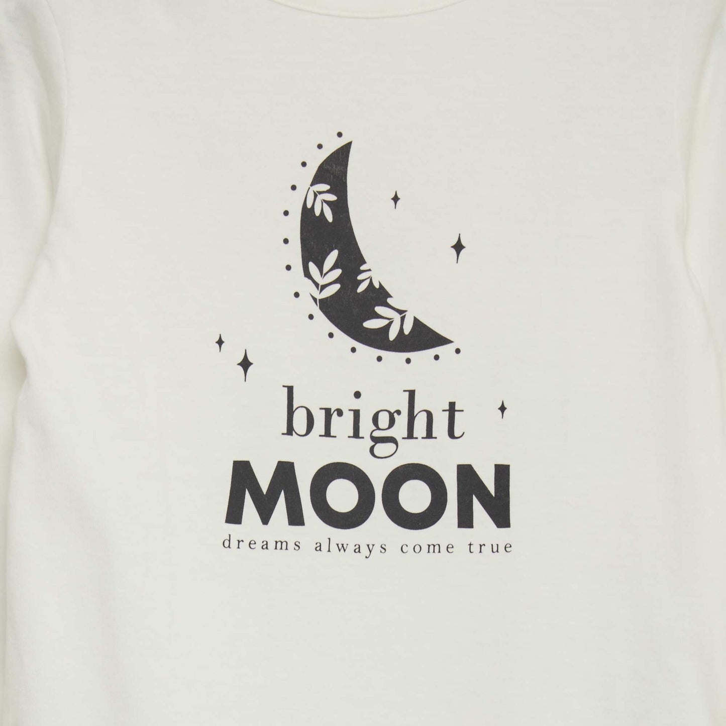 Ensemble pyjama t-shirt + pantalon - 2 pièces BLANC/GRIS FONCé