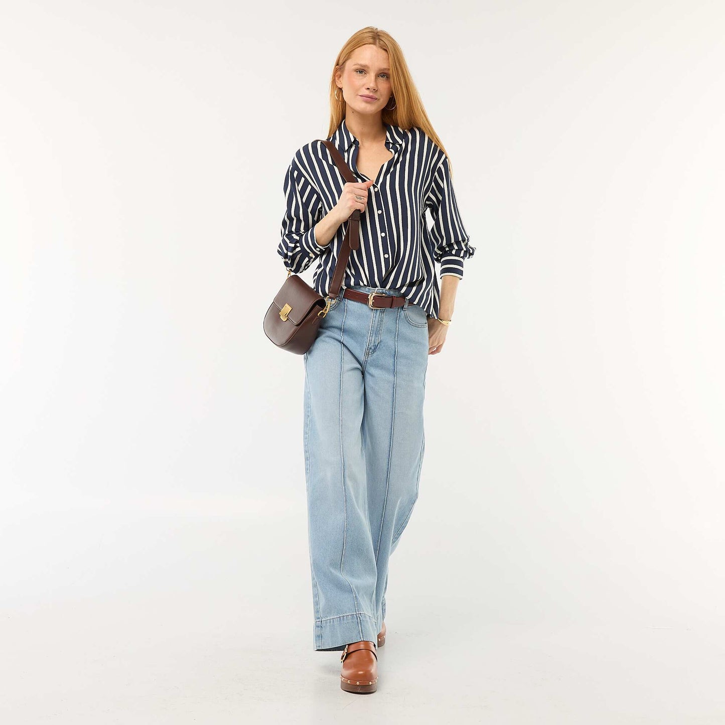 Chemisier fluide BLEU