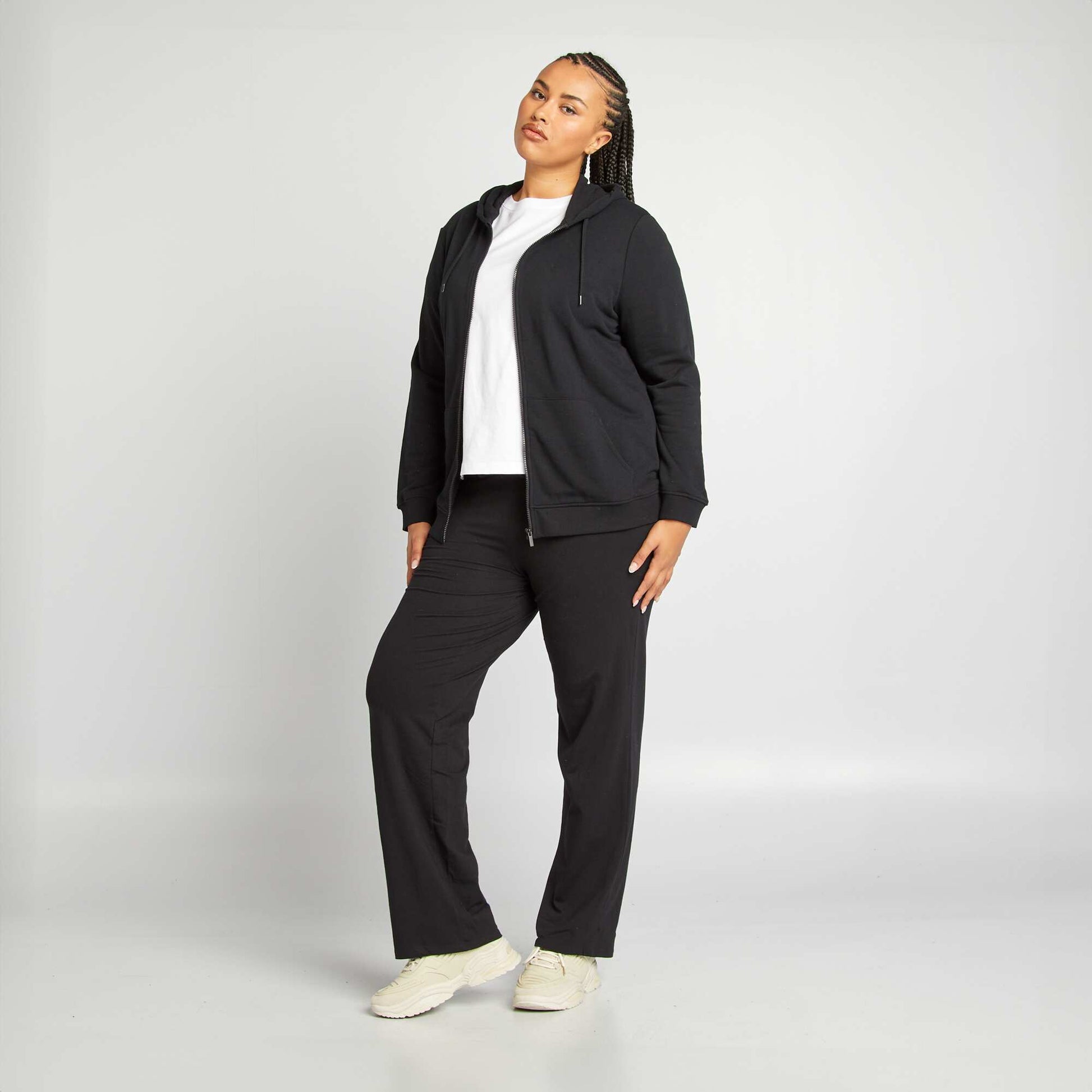 Pantalon confort fin NOIR
