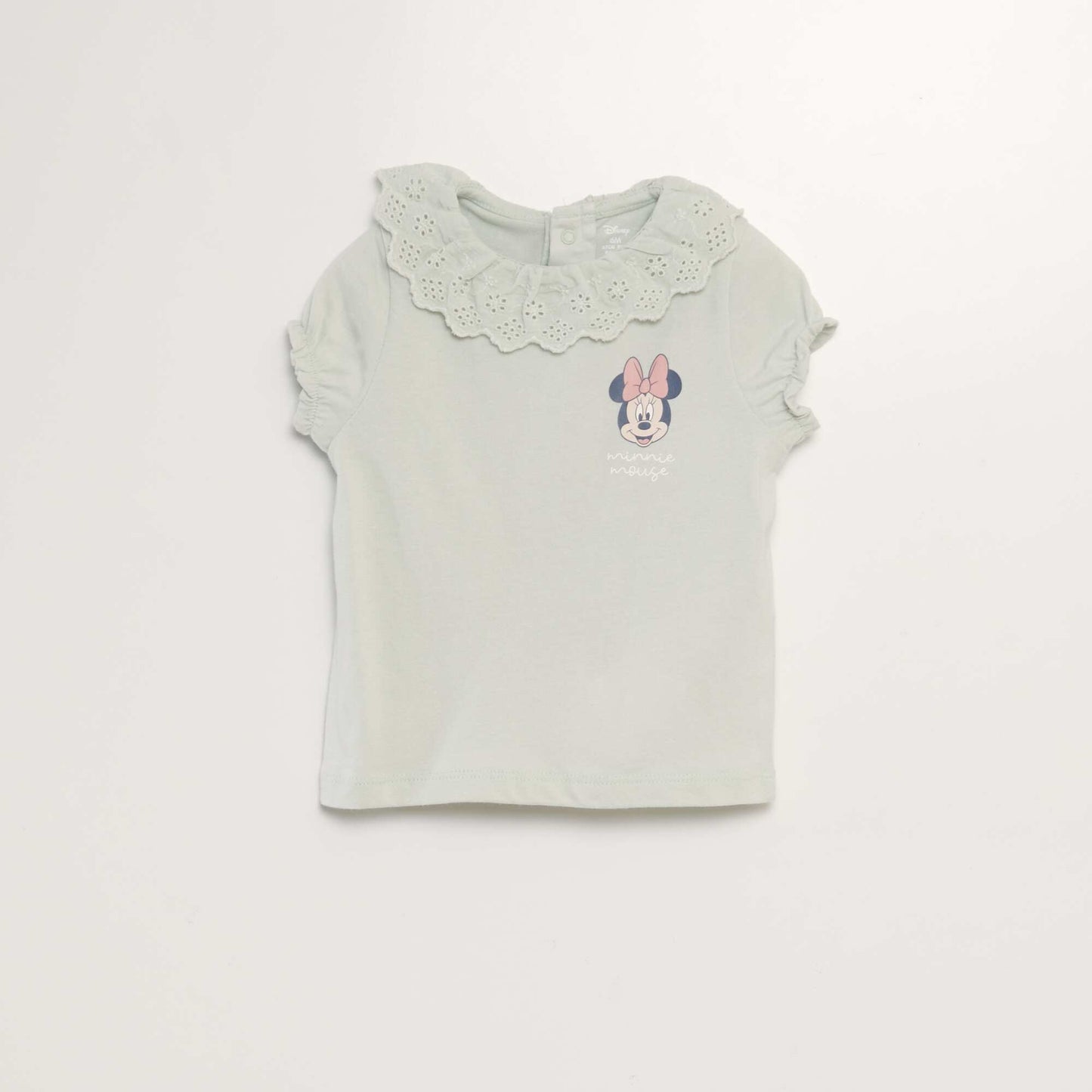Tee-shirt col claudine 'Disney' VERT MINNIE