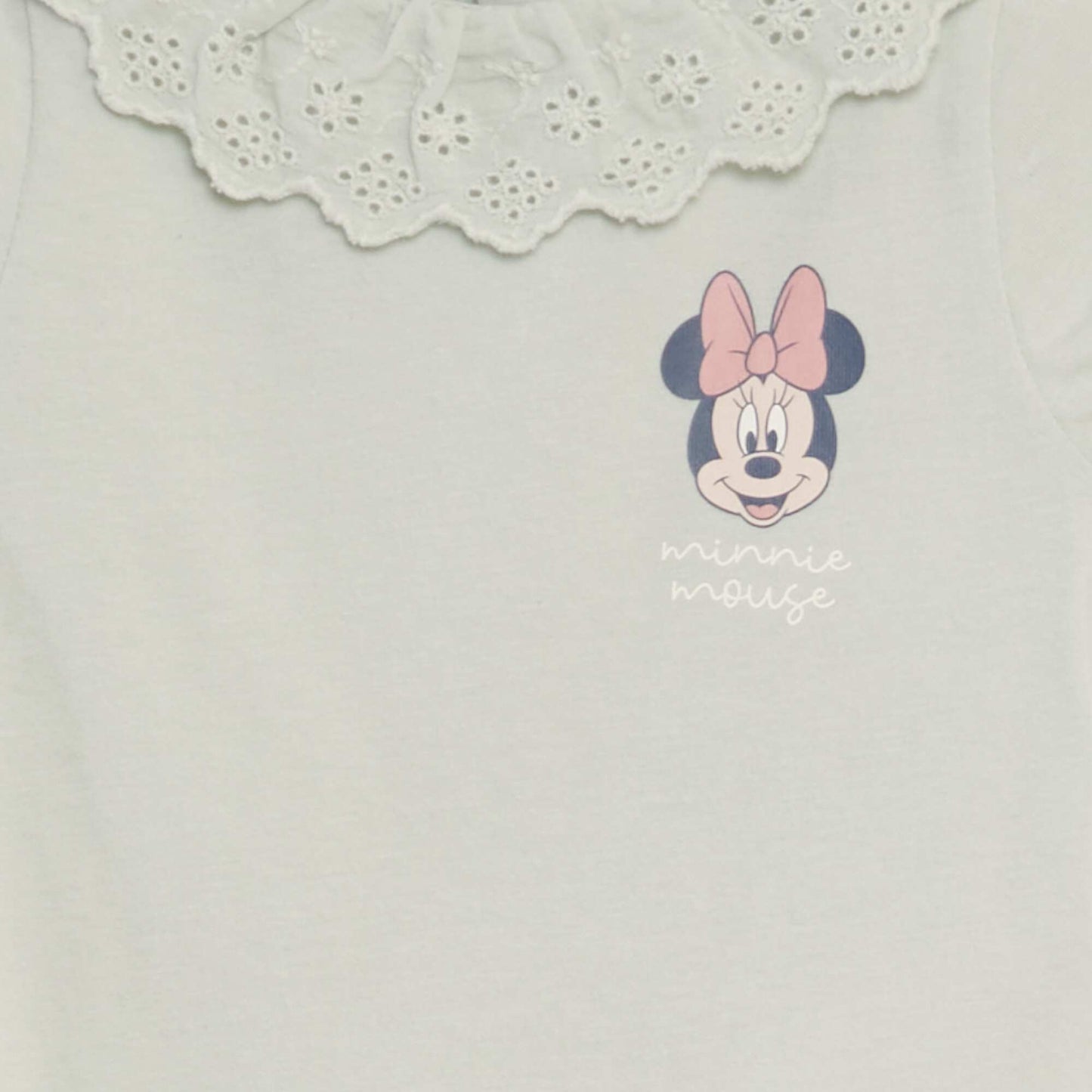 Tee-shirt col claudine 'Disney' VERT MINNIE