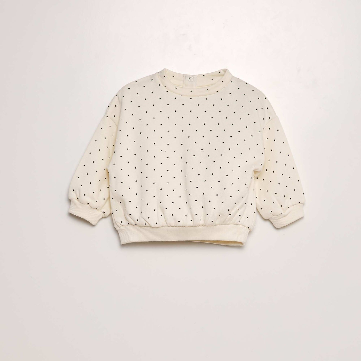 Ensemble imprimé sweat + legging - 2 pièces BLANC/NOIR