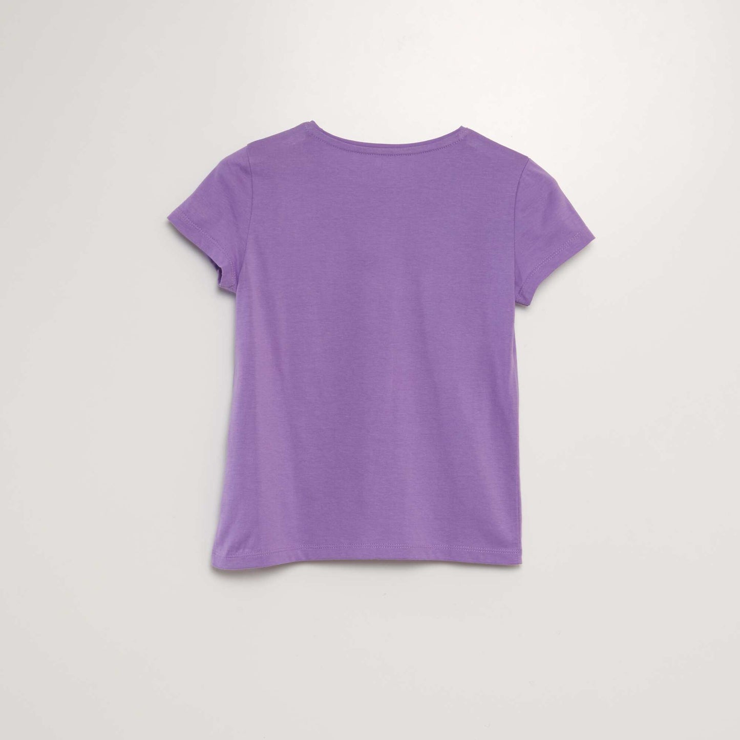 T-shirt manches courtes avec animation VIOLET