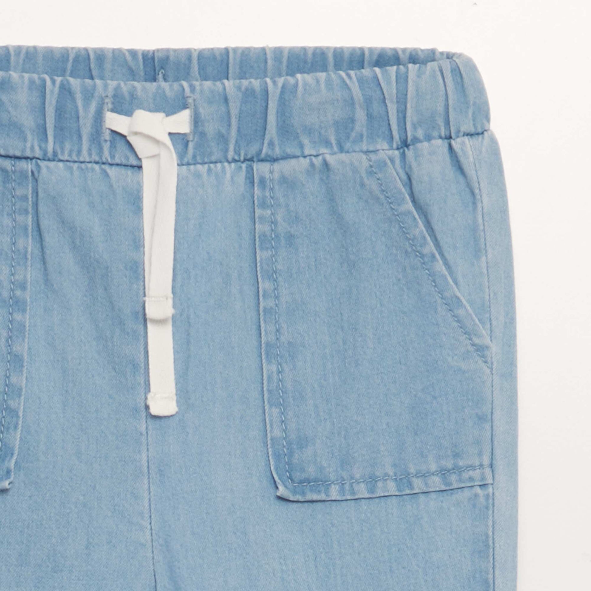 Pantalon coupe jogging en denim DENIM