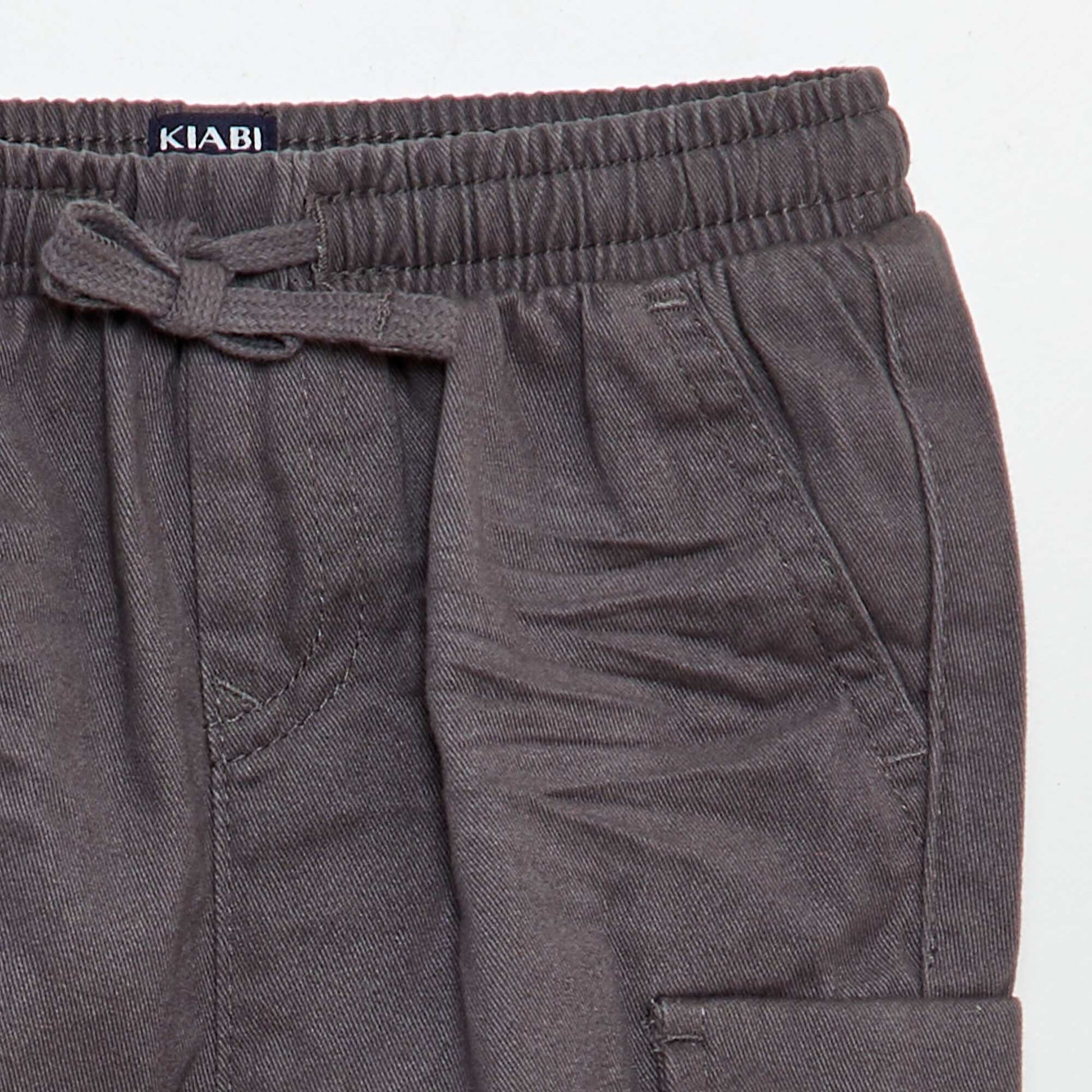 Pantalon jogger avec poches à rabat ANTHRACITE