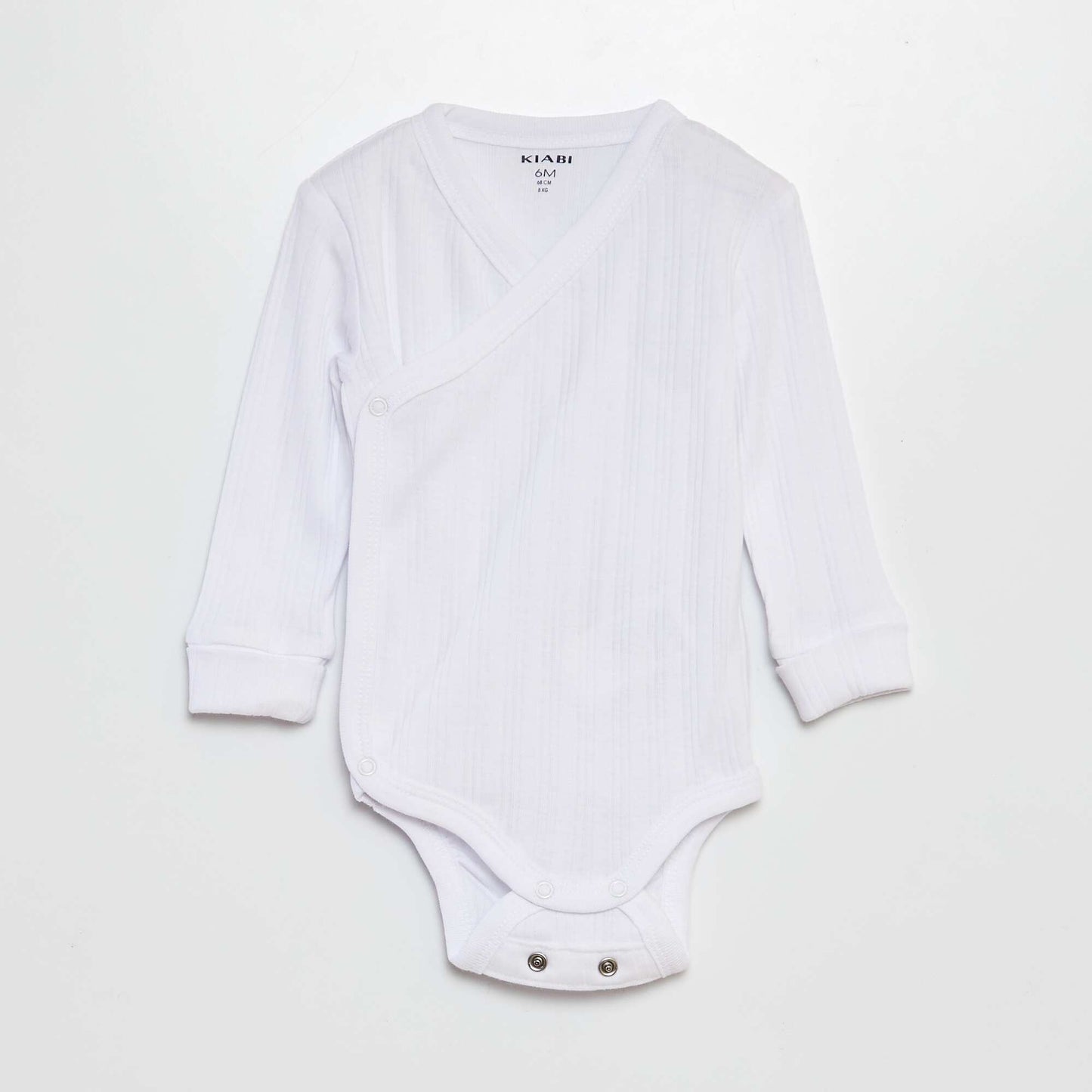 Lot de 3 bodies évolutif BLANC