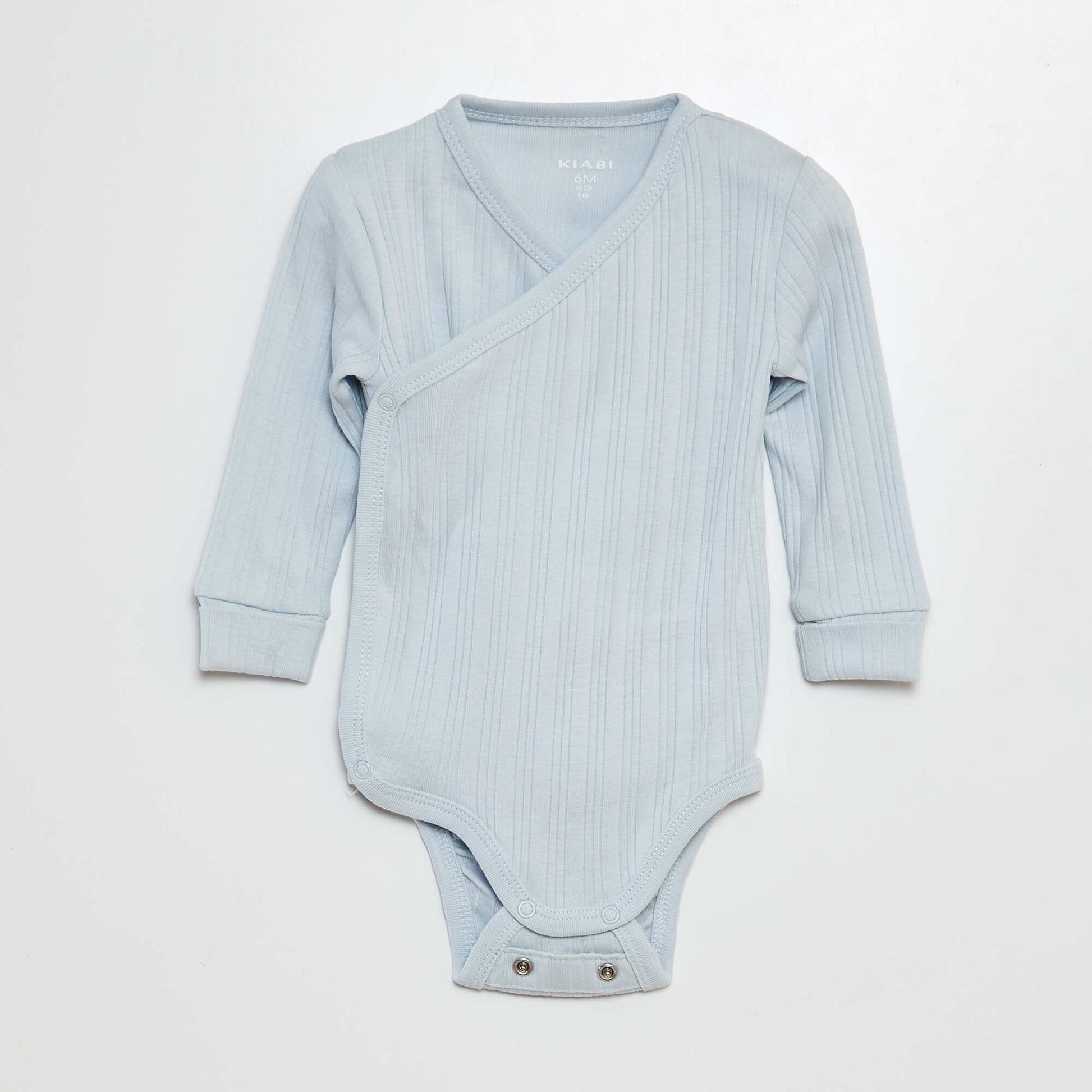 Lot de 3 bodies évolutif BLEU