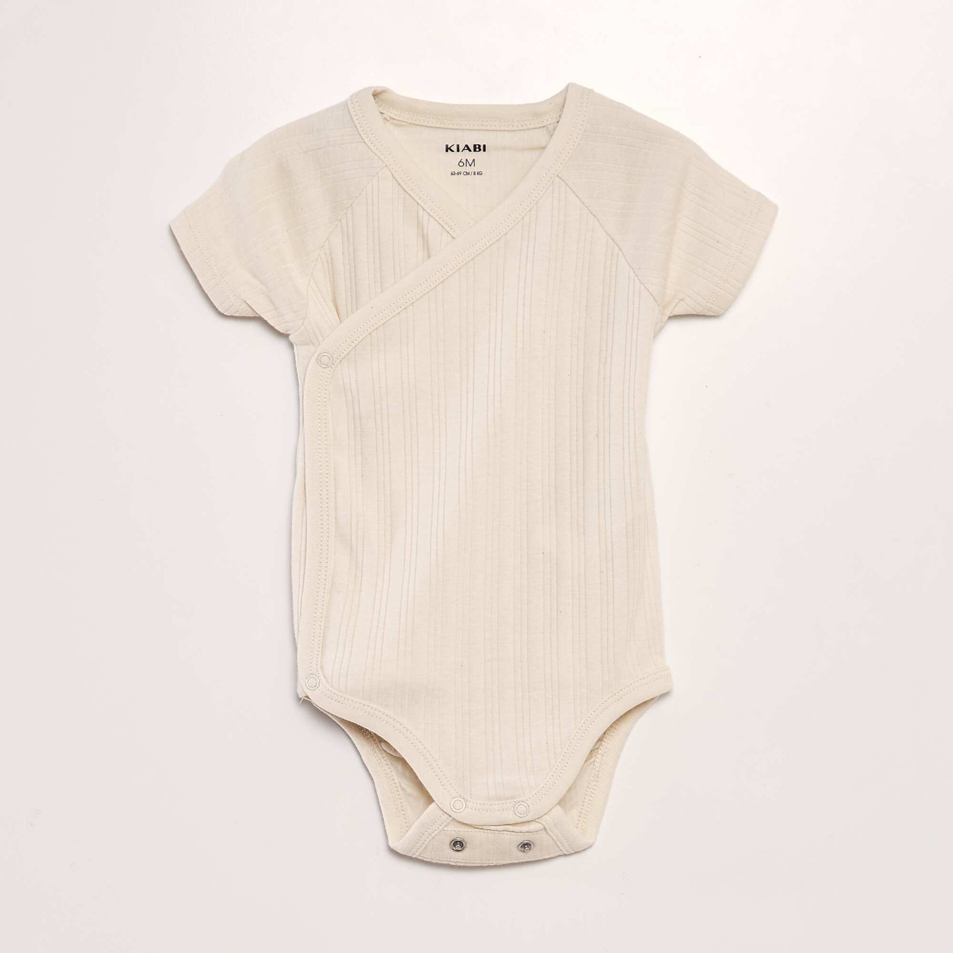 Lot de 3 bodies côtelés BEIGE
