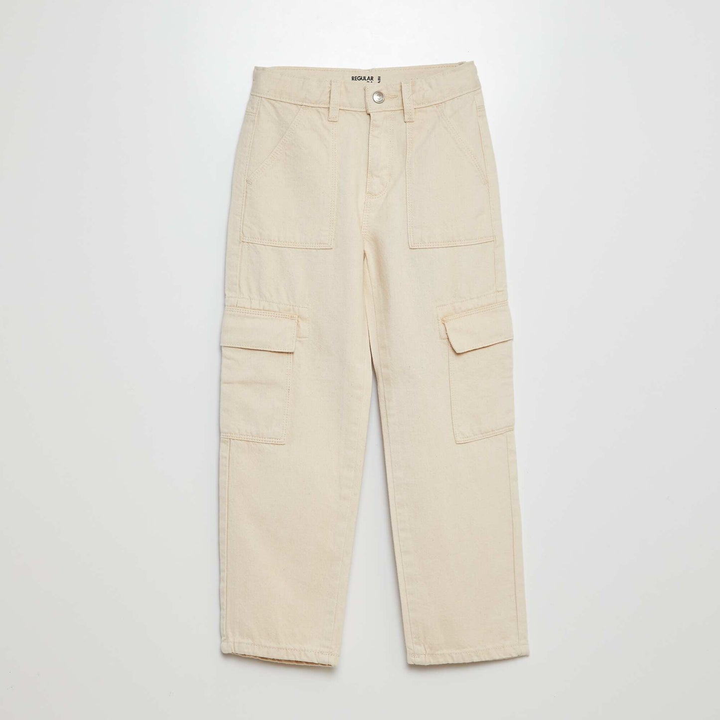 Pantalon denim multipoches BLANC CASSé