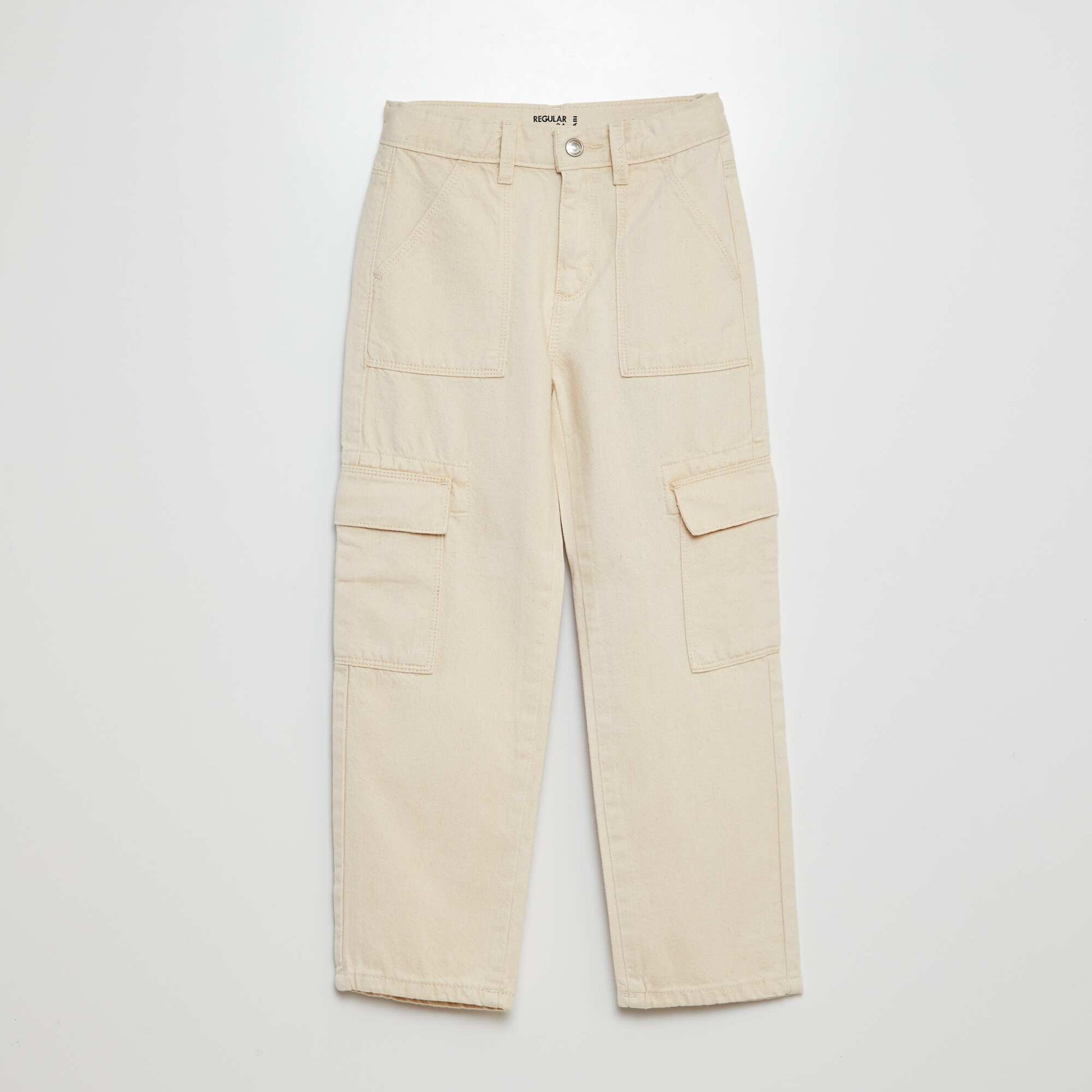 Pantalon denim multipoches BLANC CASSé