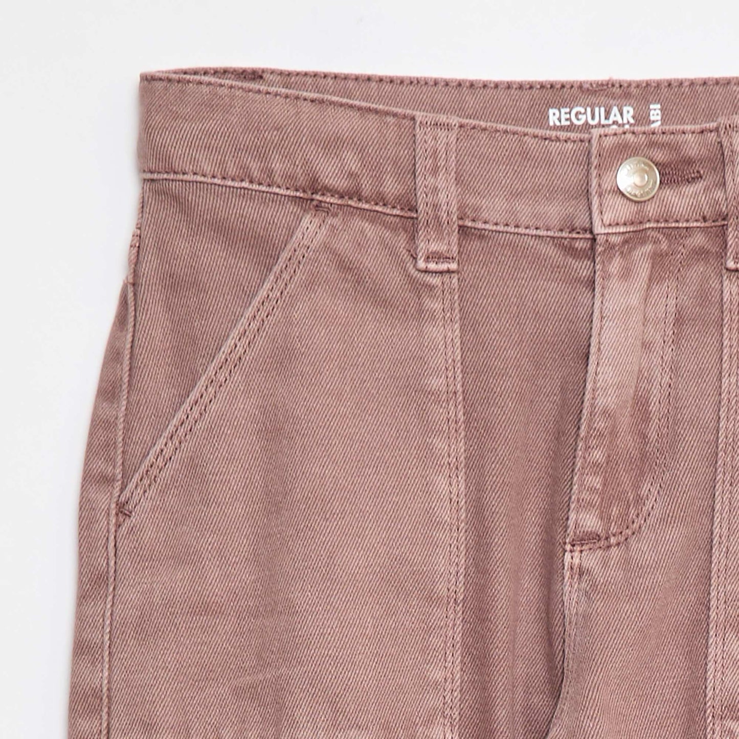 Pantalon denim multipoches MAUVE