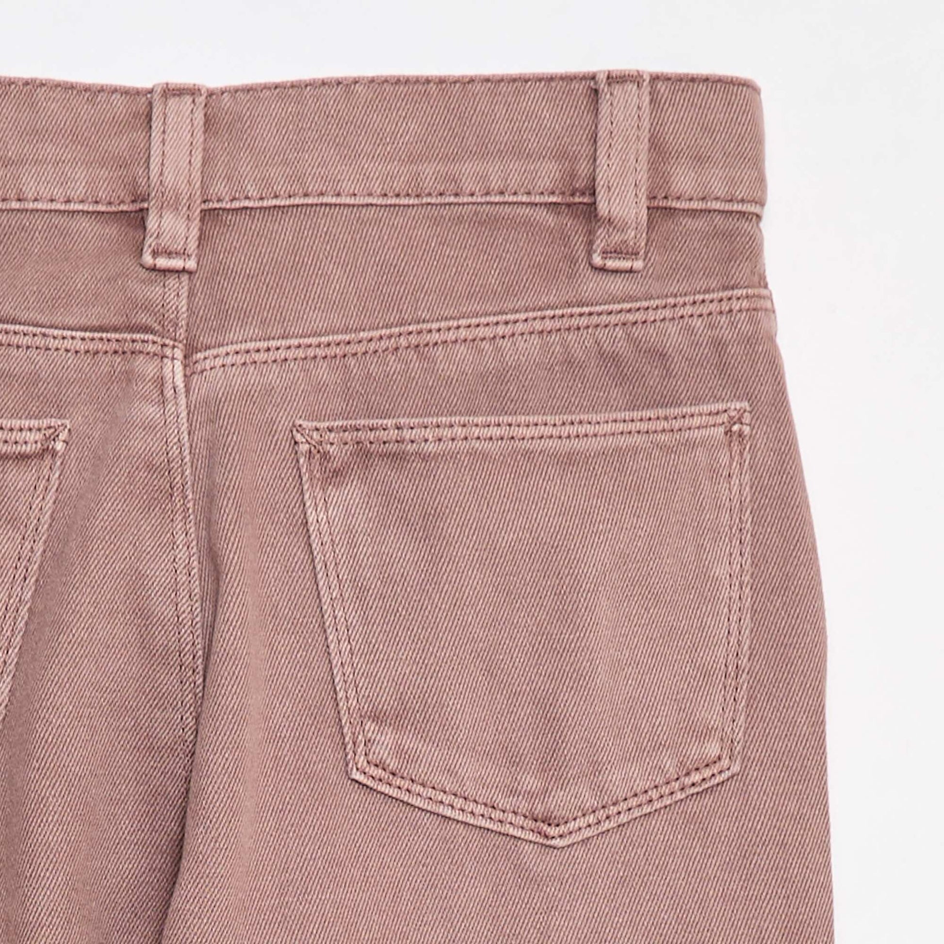 Pantalon denim multipoches MAUVE