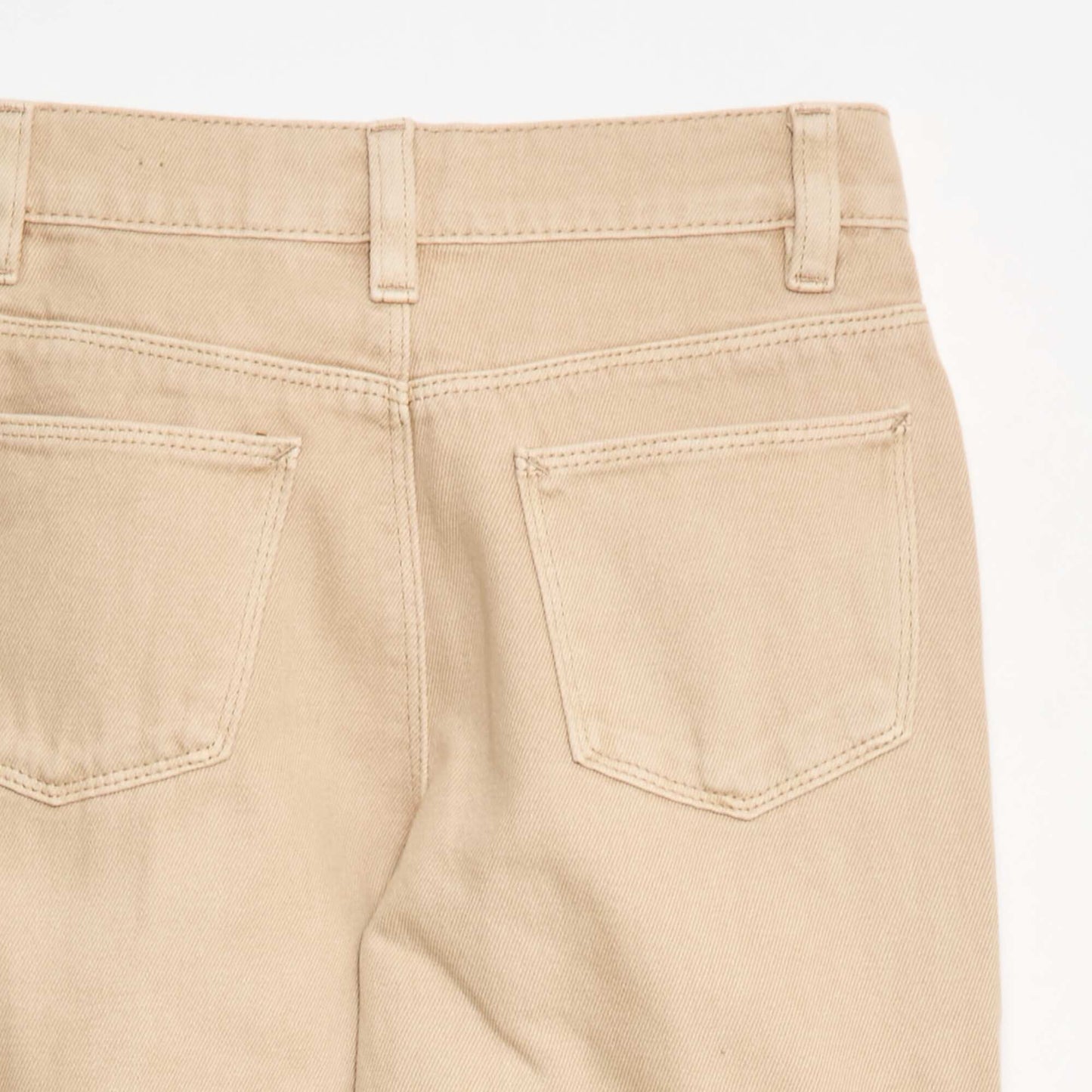 Pantalon denim multipoches BEIGE