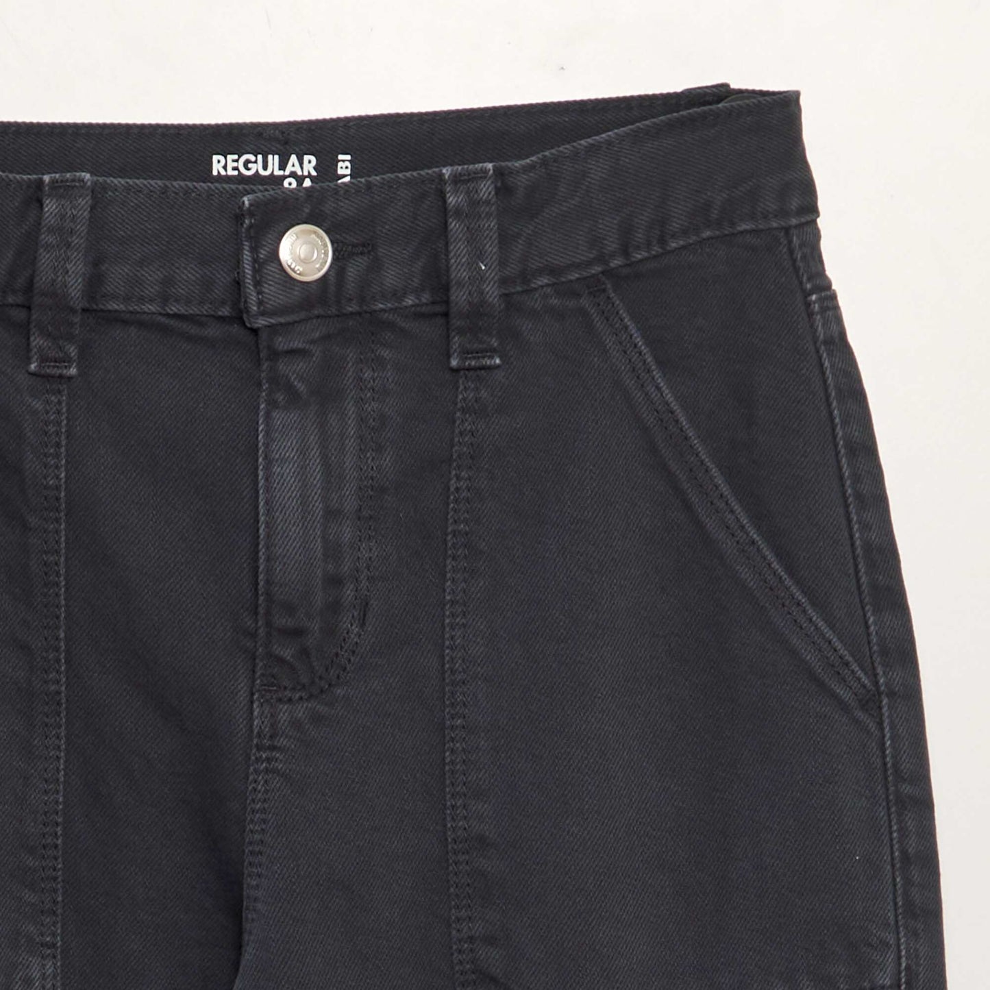 Pantalon denim multipoches GRIS ANTHRACITE