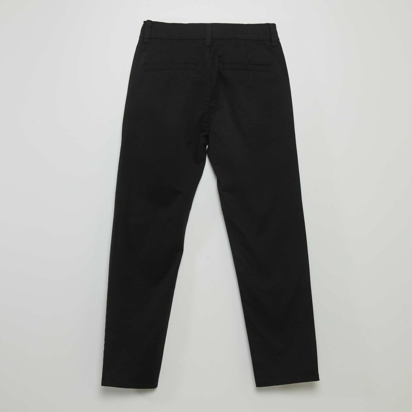 Pantalon chino slim NOIR