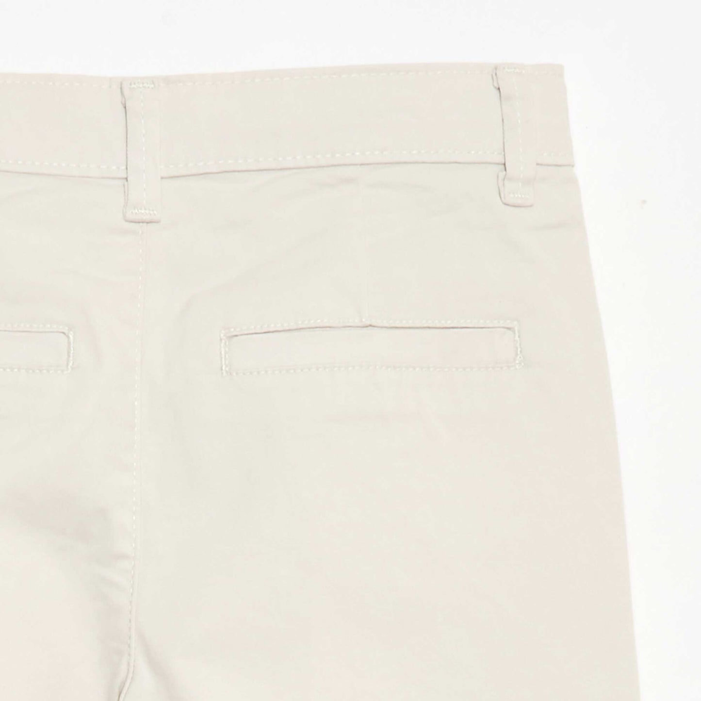 Pantalon chino slim BLANC
