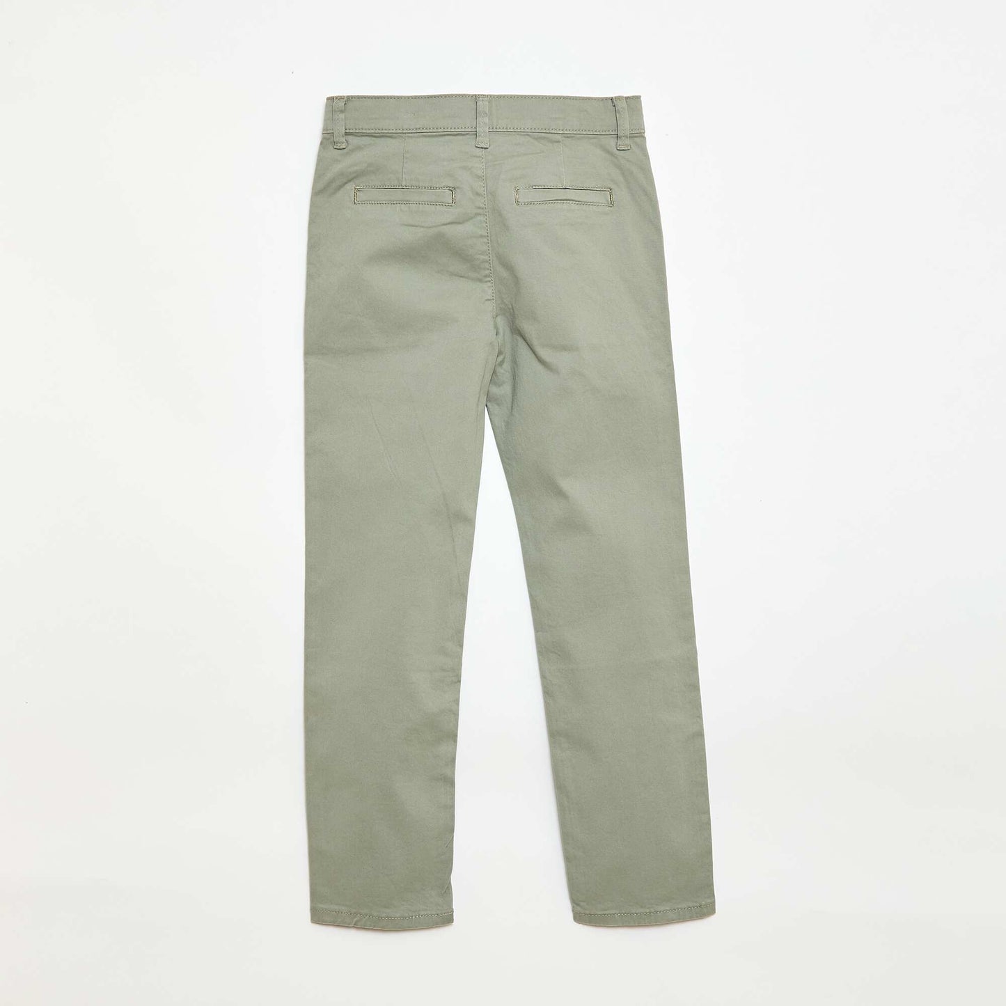 Pantalon chino slim VERT