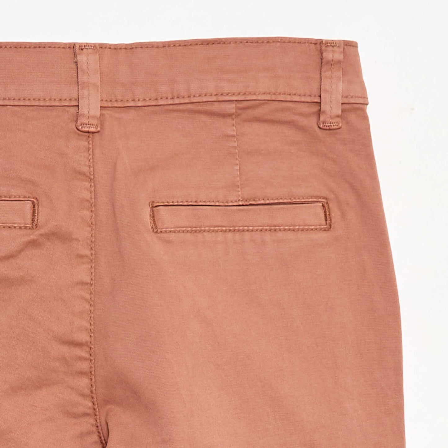 Pantalon chino slim MARRON