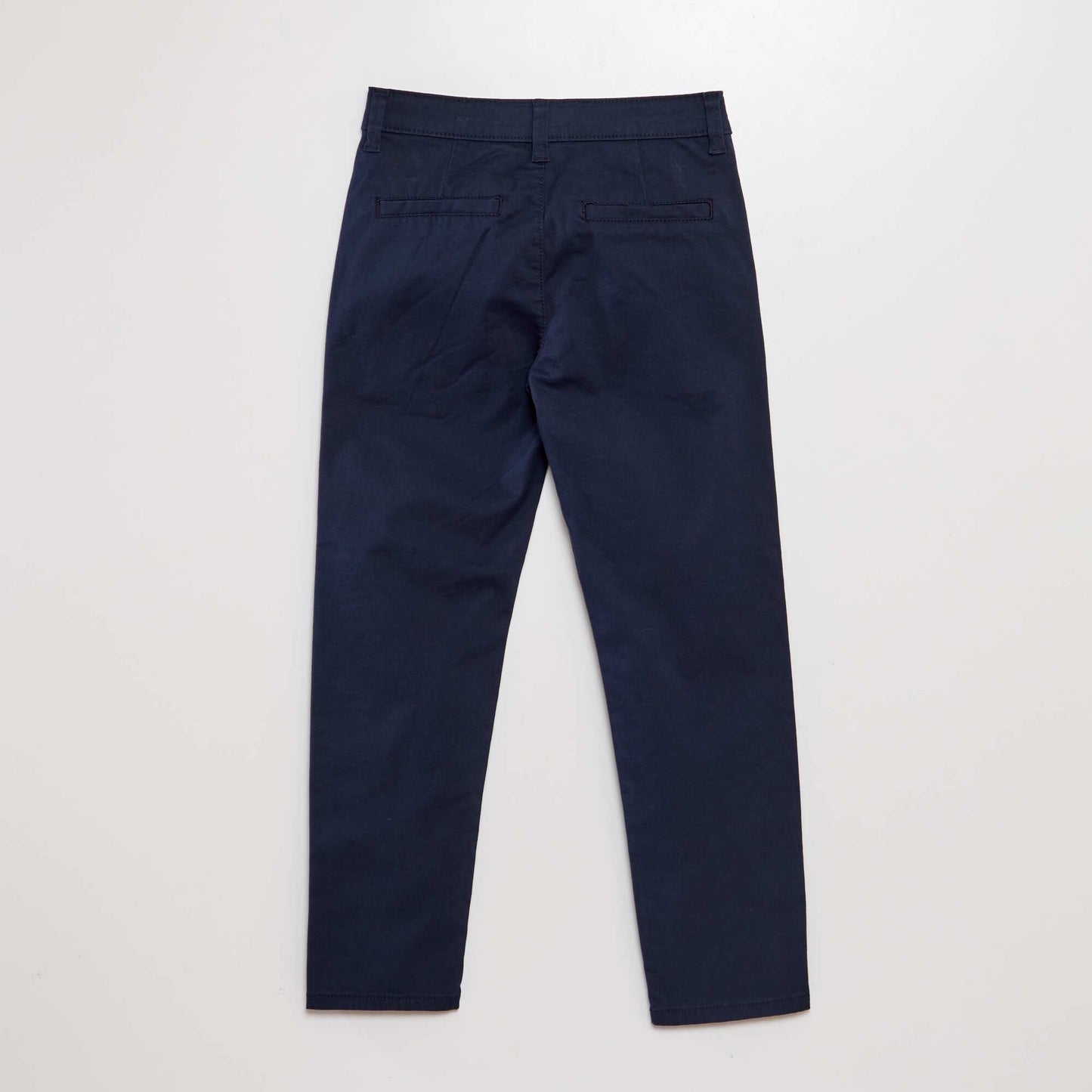 Pantalon chino slim BLEU