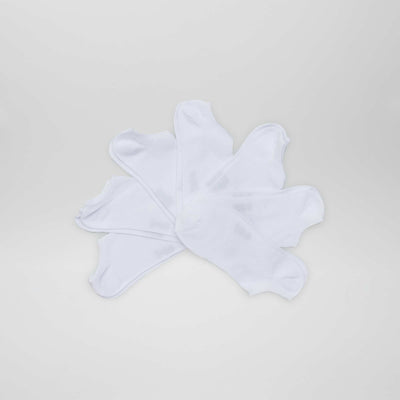 Lot de 7 paires de chaussettes invisibles BLANC