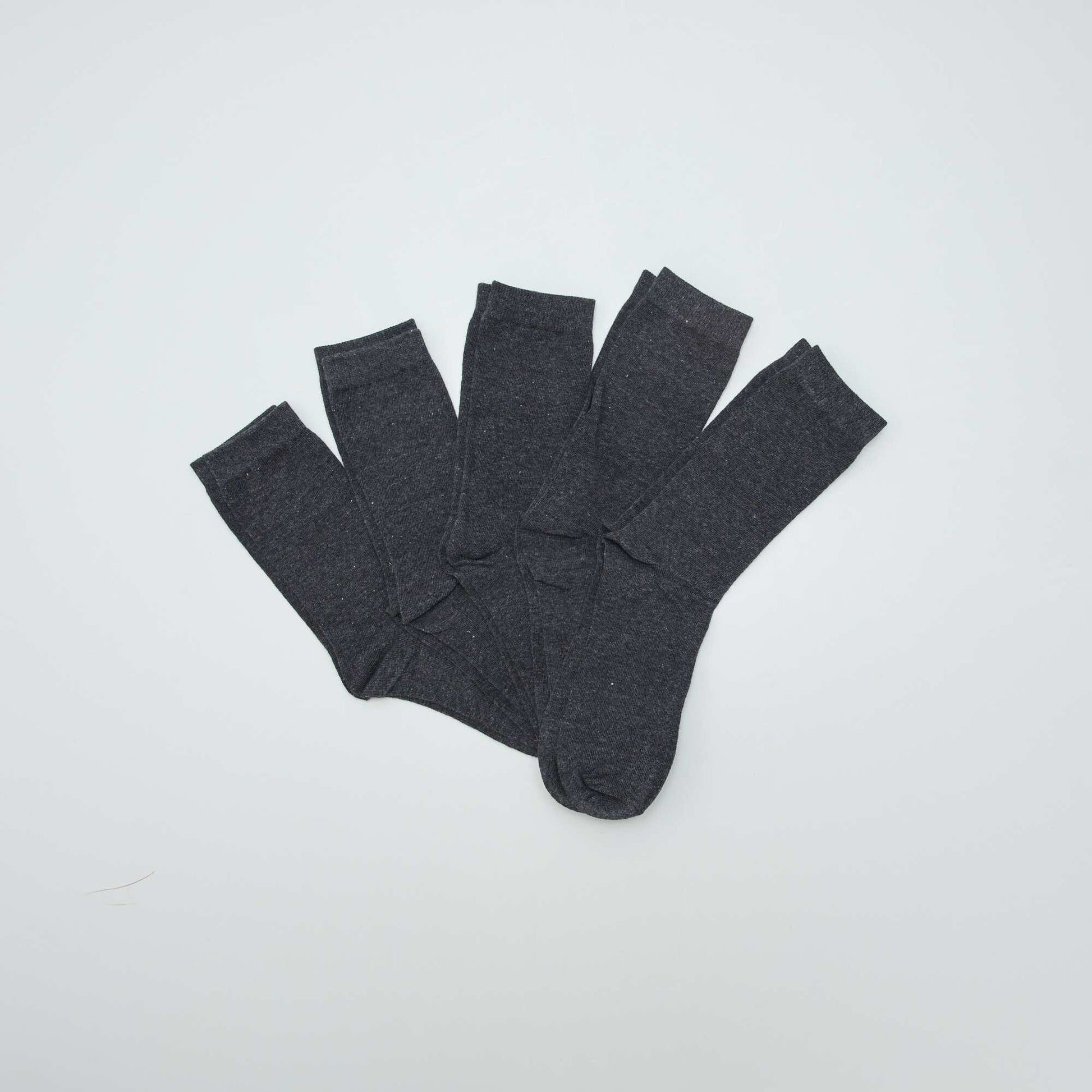 Lot de 5 paires de chaussettes GRIS
