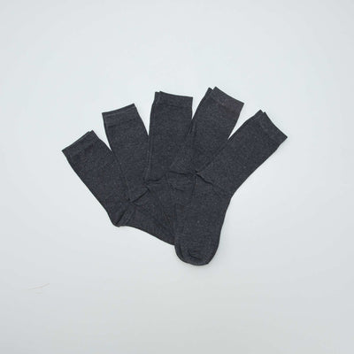 Lot de 5 paires de chaussettes GRIS