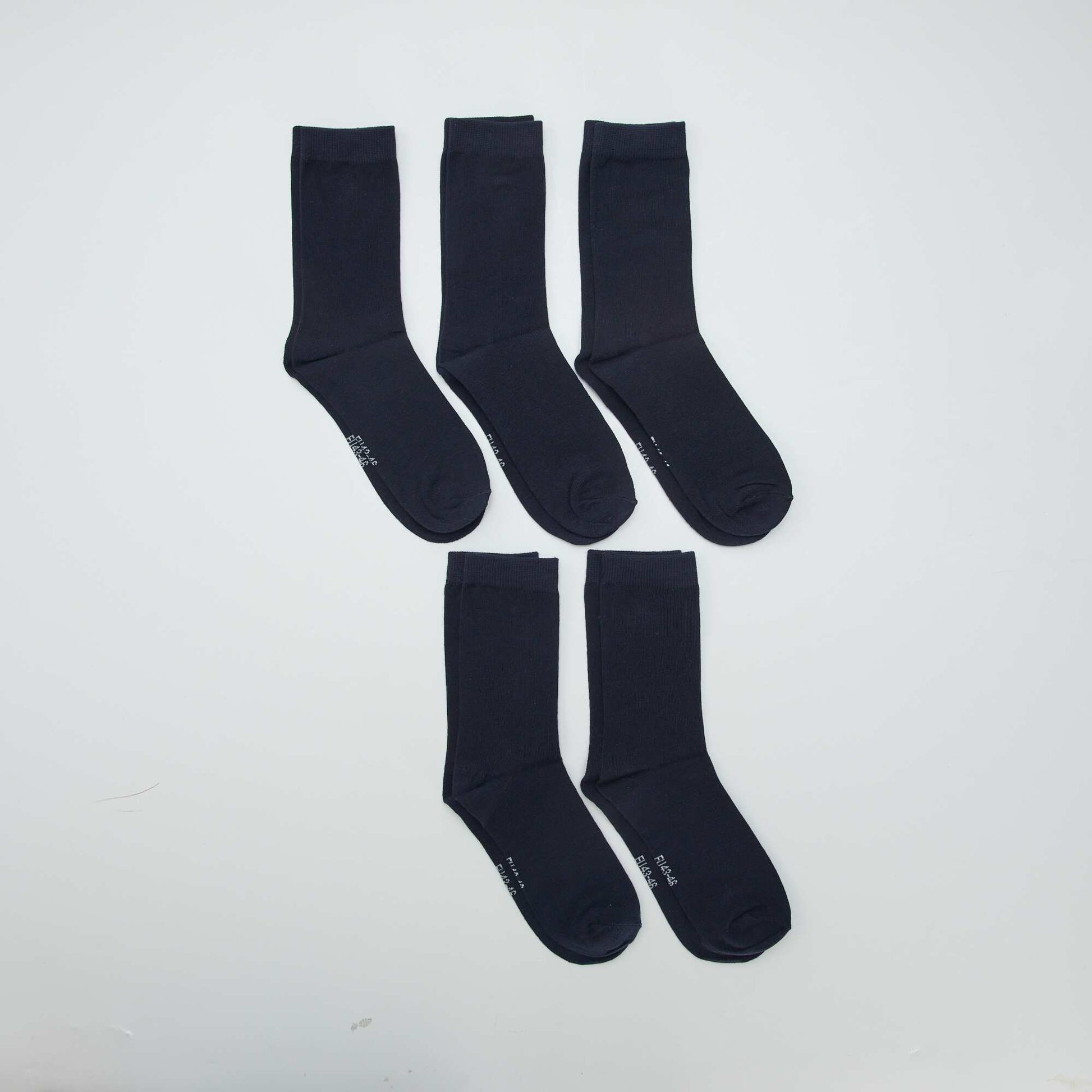 Lot de 5 paires de chaussettes BLEU