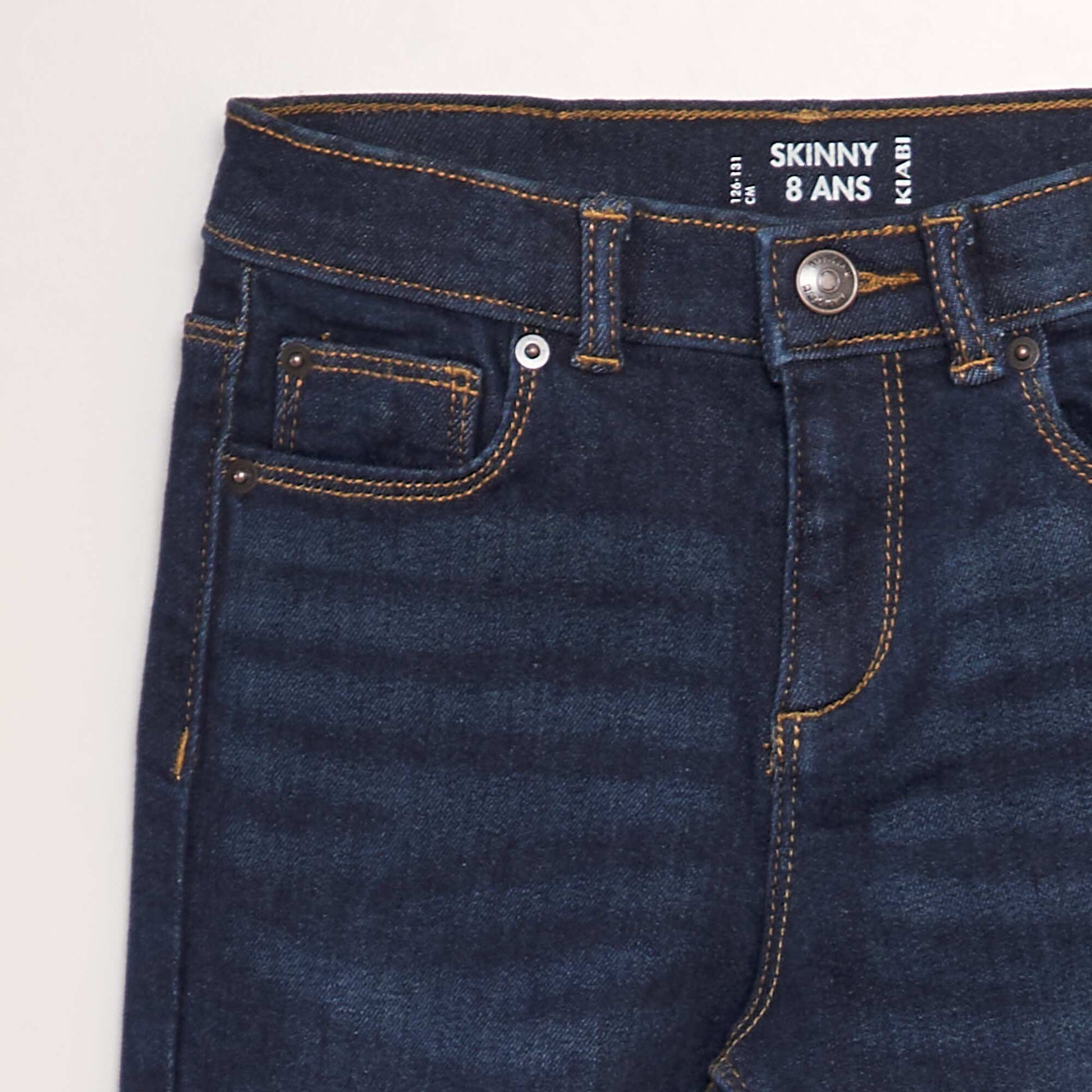 jean skinny 5 poches BLEU