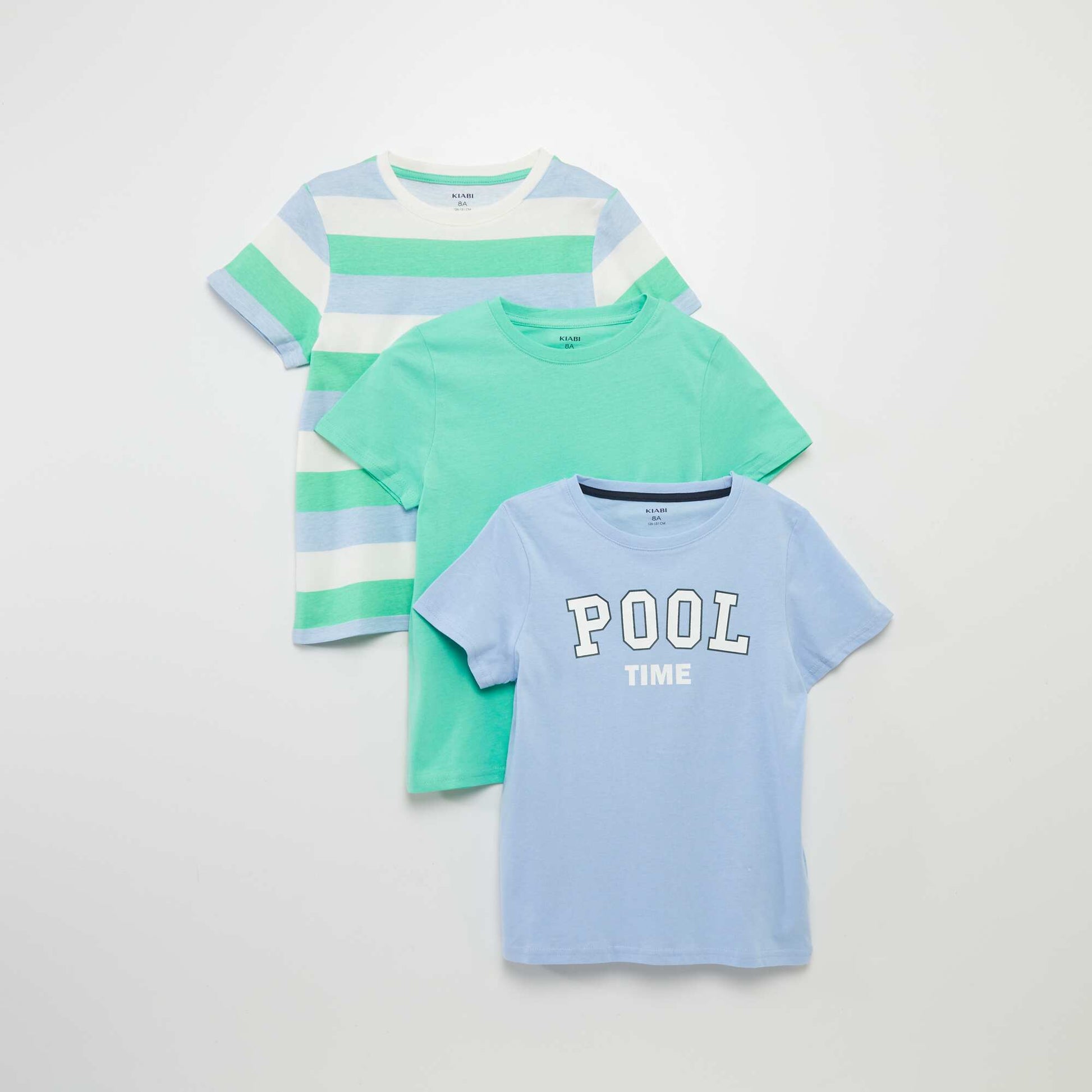 Lot de 3 T-shirts à manches courtes VERT