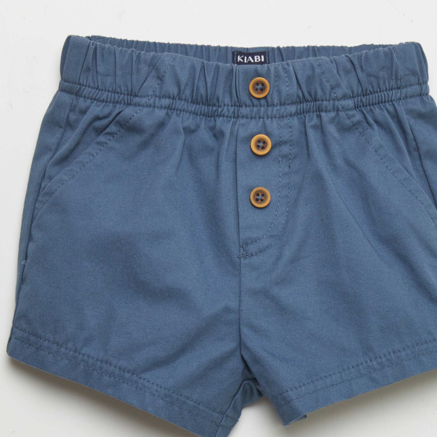 Short à taille élastiquée BLEU