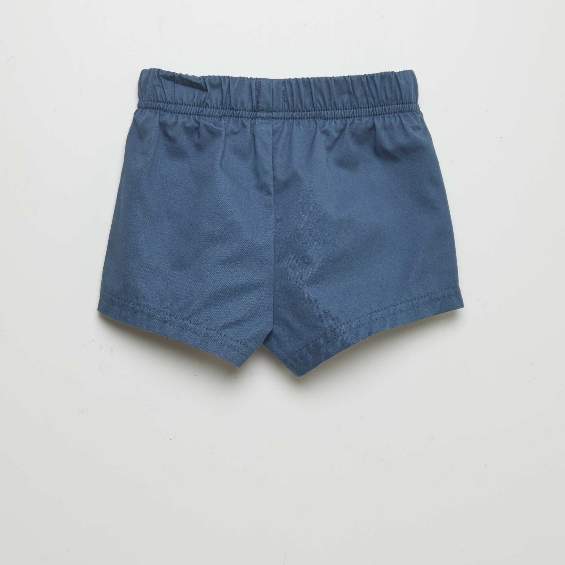 Short à taille élastiquée BLEU