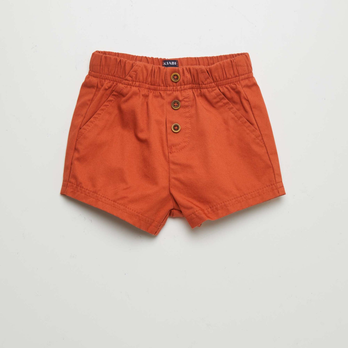 Short à taille élastiquée ORANGE