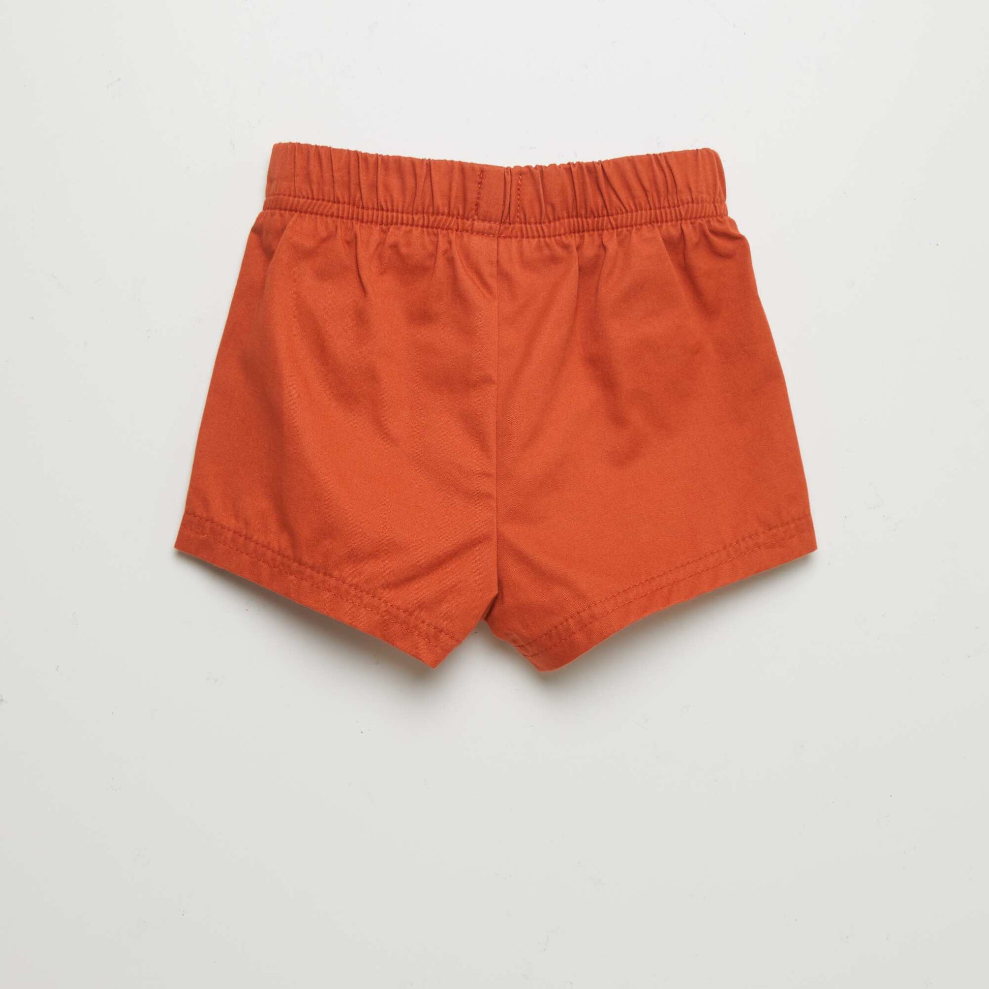 Short à taille élastiquée ORANGE