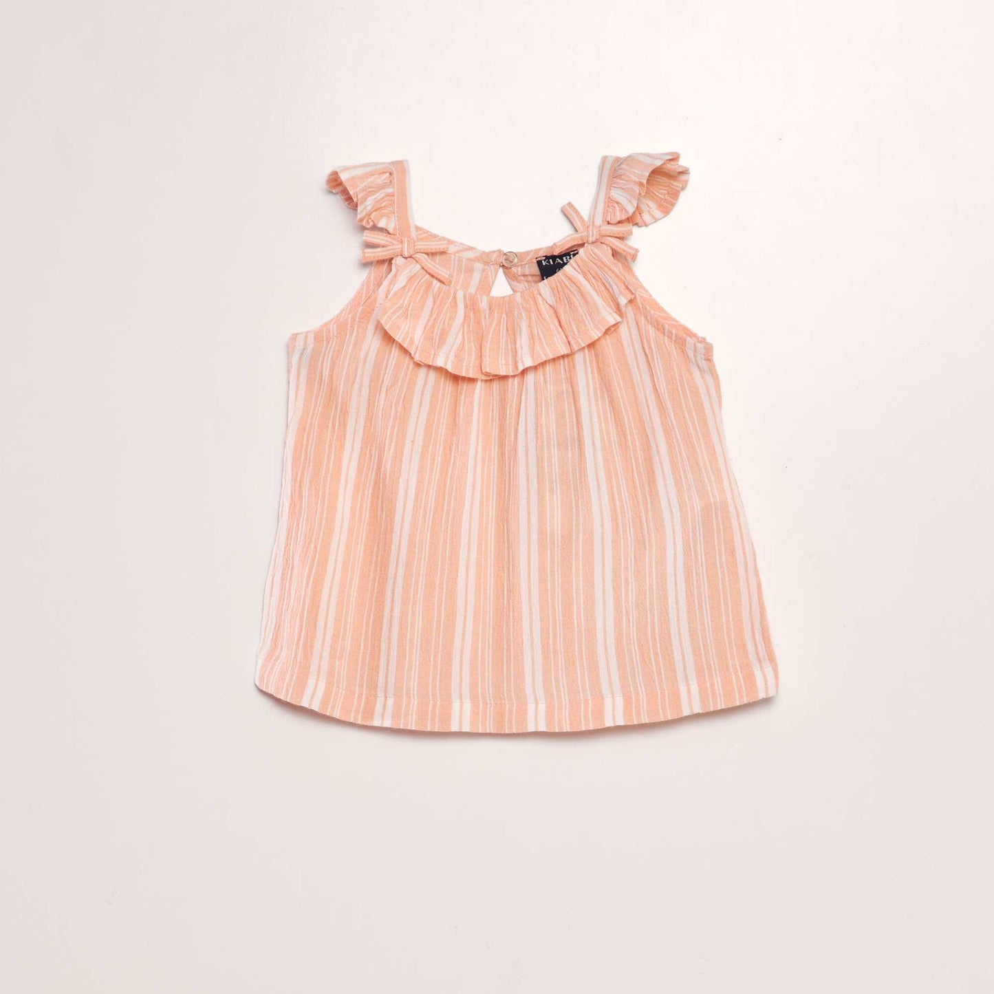 Blouse à bretelles volantées ROSE