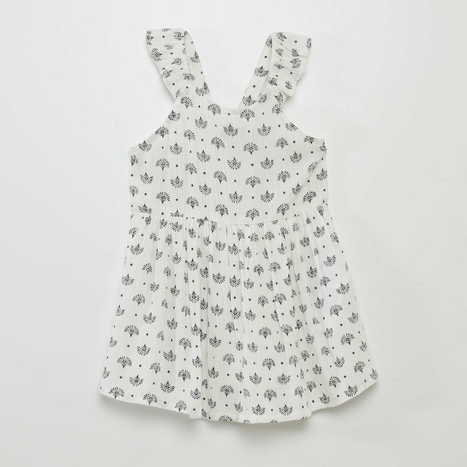 Robe crêpée à dos croisé ROSE