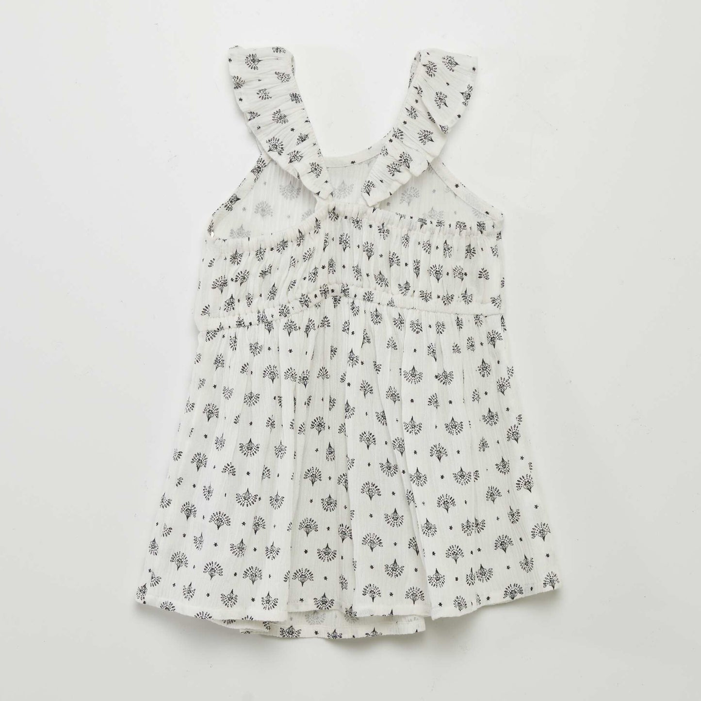 Robe crêpée à dos croisé ROSE