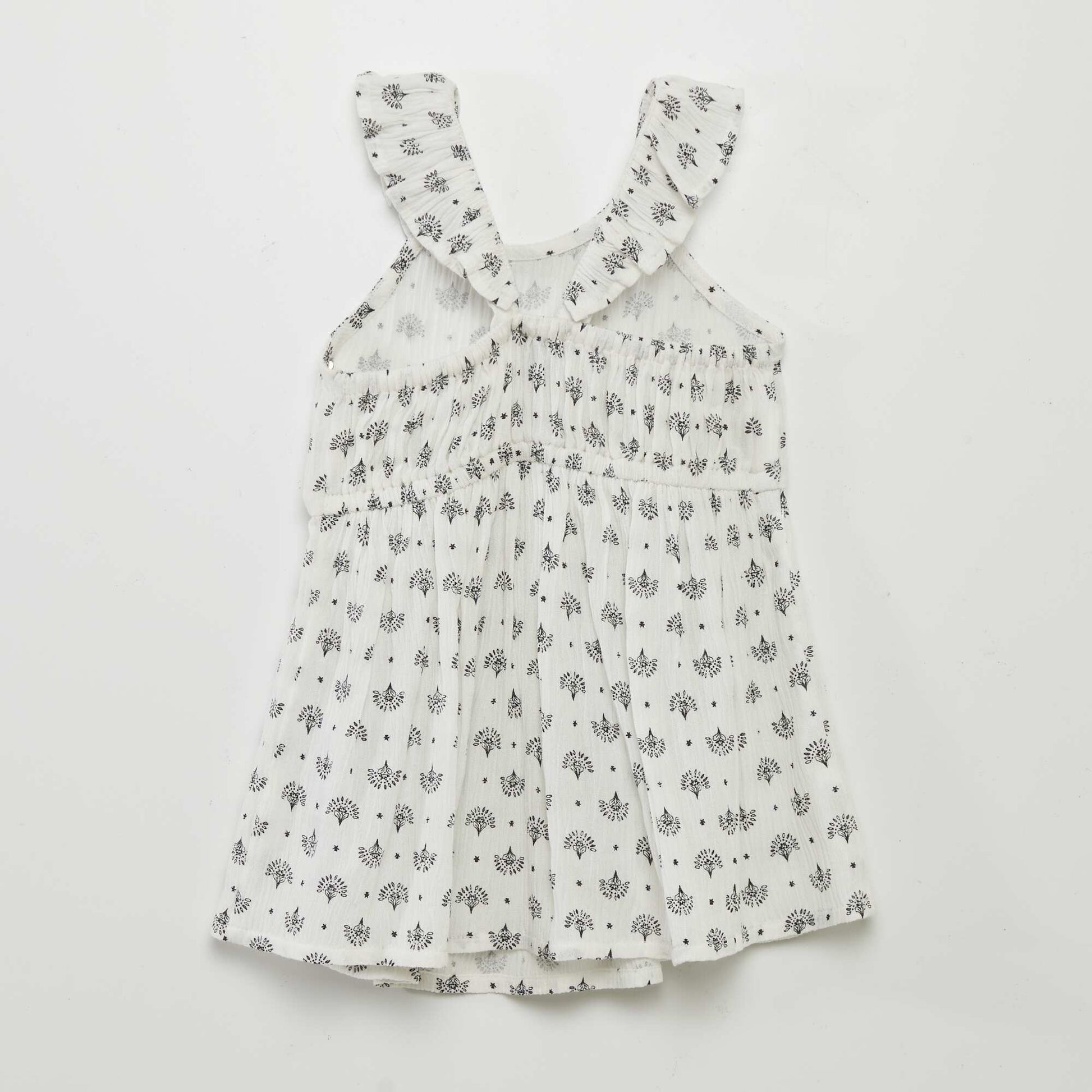 Robe crêpée à dos croisé ROSE
