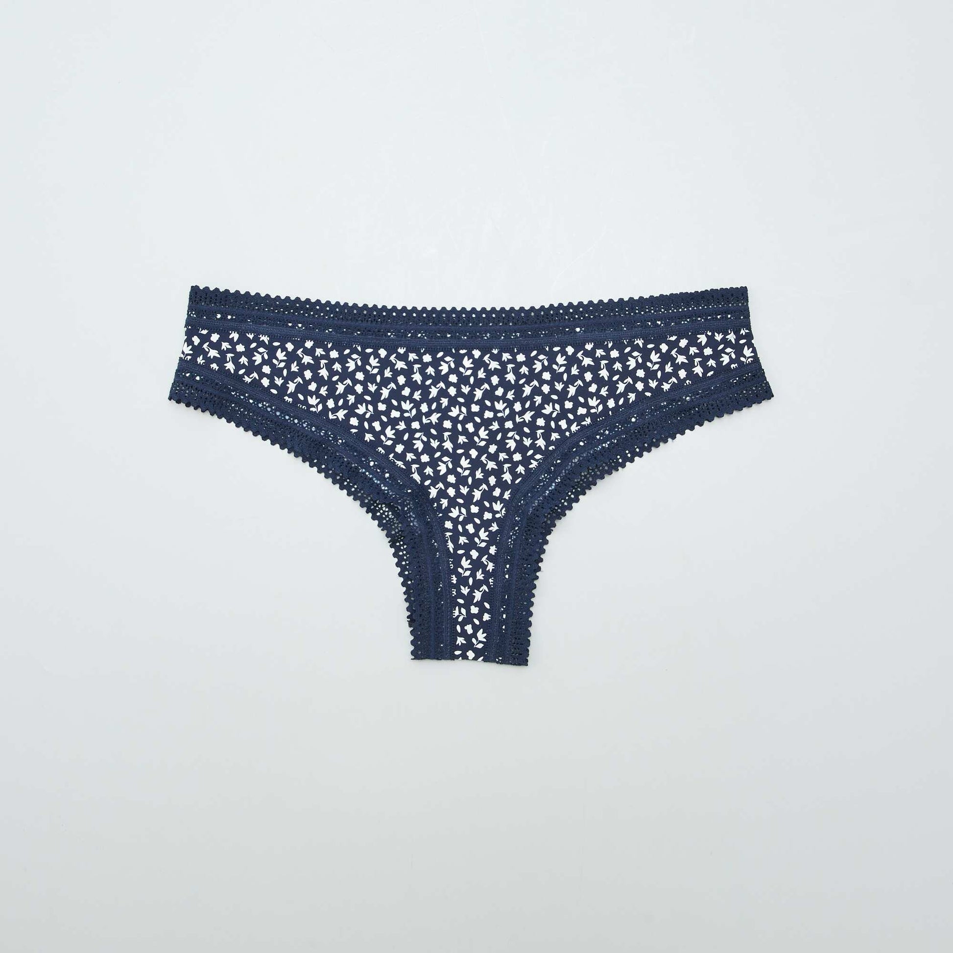 Lot de 3 tangas en microfibre imprimé VIOLET